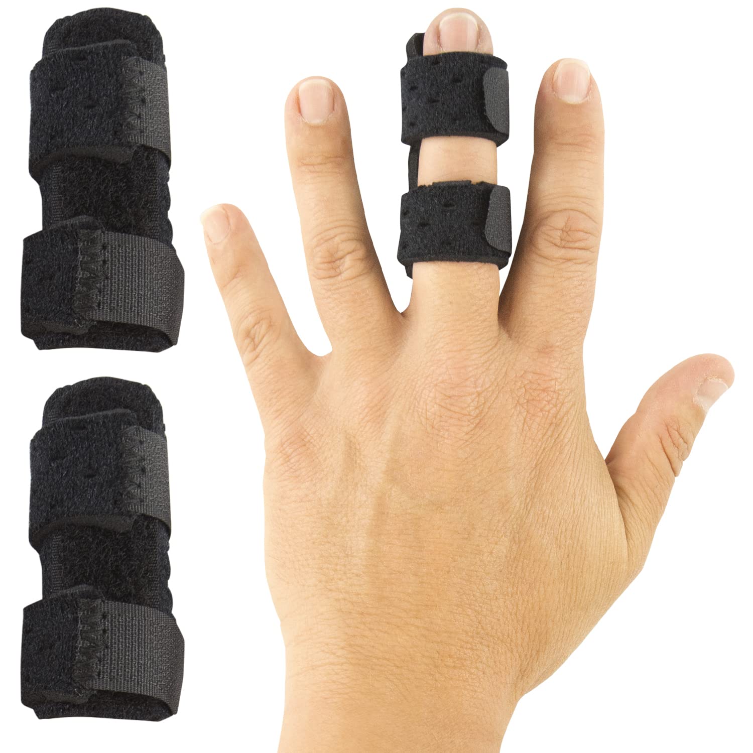 Trigger Finger Support Brace Splint for Index Middle Ring Finger Pain  Relief CFR | eBay