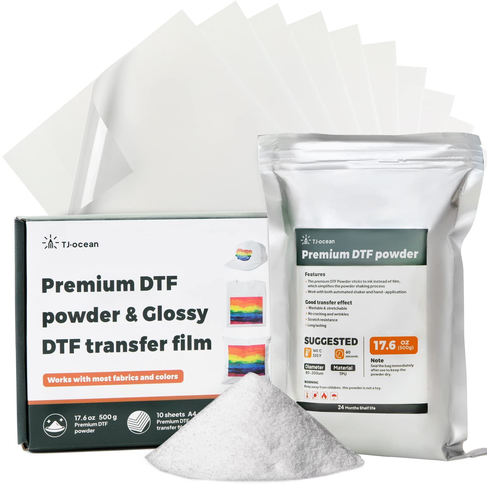 Direct-To-Film (DTF) Adhesive Powder