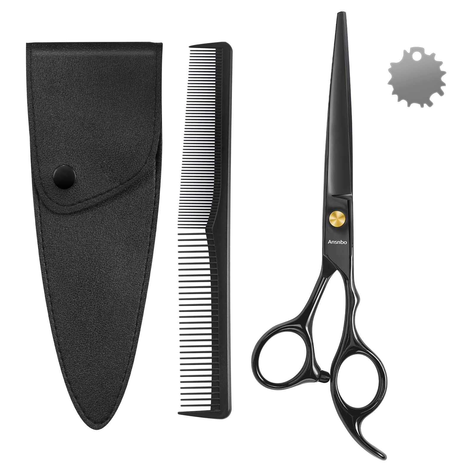 Ansnbo Professional Hair Cutting Scissors, 6 Inch Premium