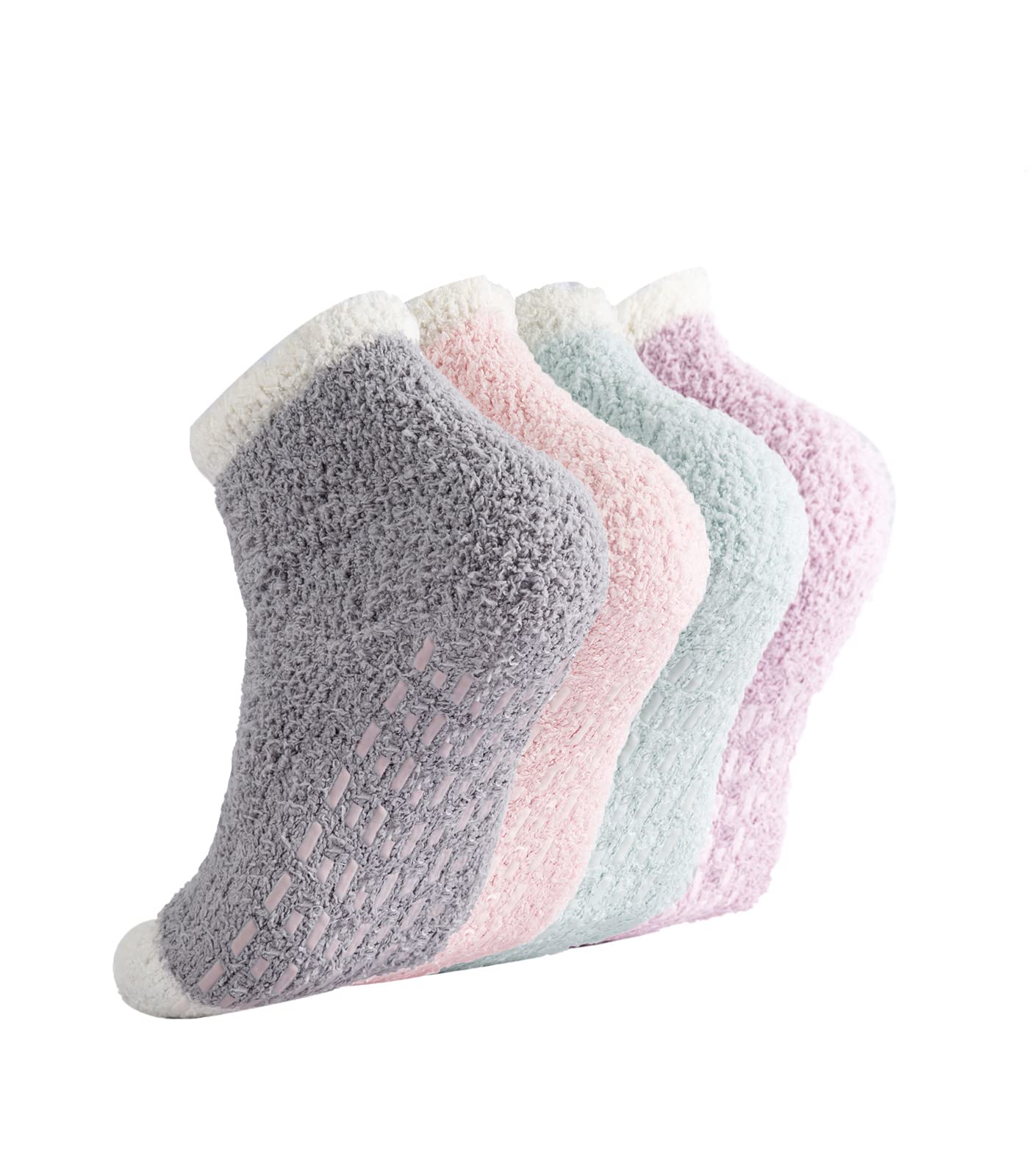 Non Slip Socks Hospital Socks with Grips for Women Grip Socks for Women  Fluffy Socks with