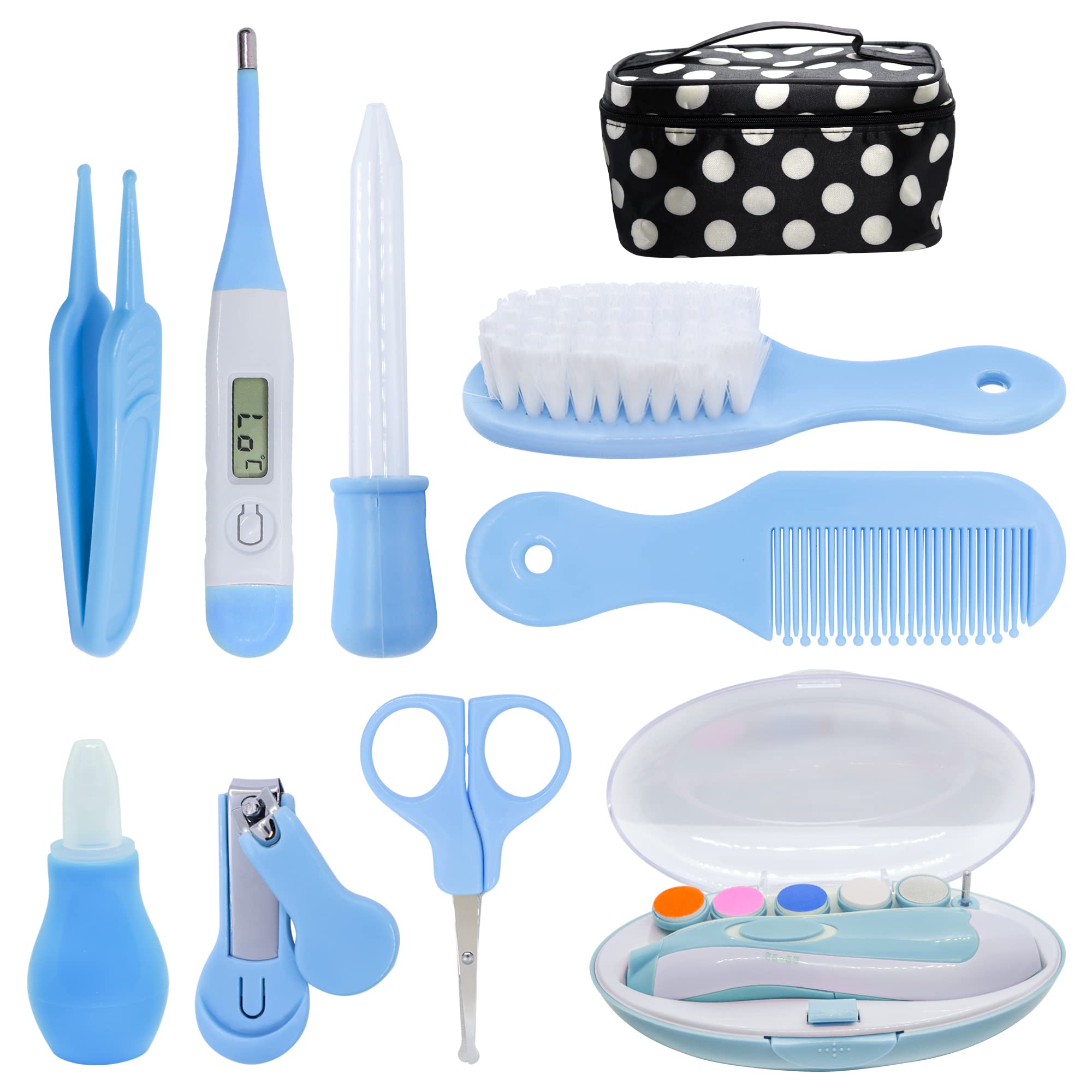 Frida Baby Electric Nail Buffer - Baby Nail File, Nail Clippers + Trimmer  Kit - 4 Buffer Pads, Led Light + Case : Target