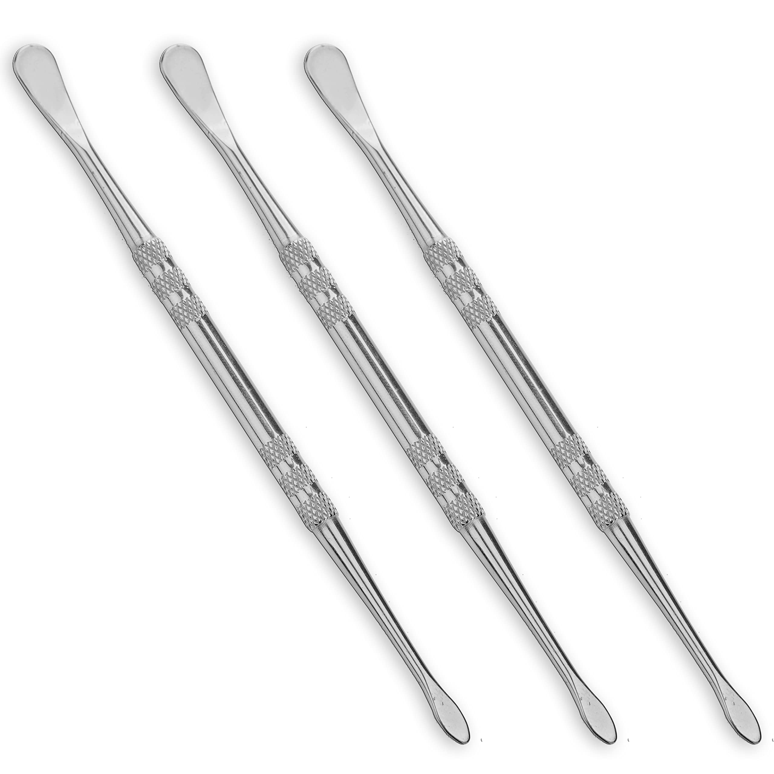 Artizona Wax Carving Tools Pack of 3 - Heat Resistant Stainless Steel  Silver Wax Carving Tools Perfect