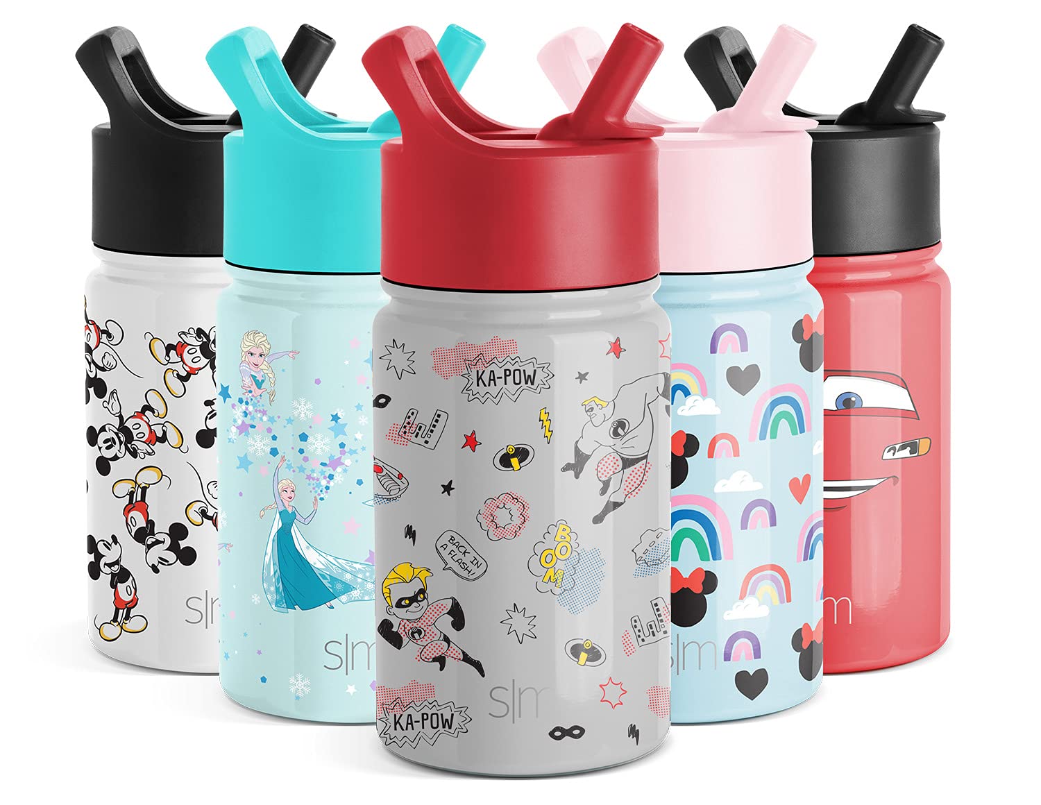 Simple Modern Disney Incredibles Toddler Water Bottle with Straw