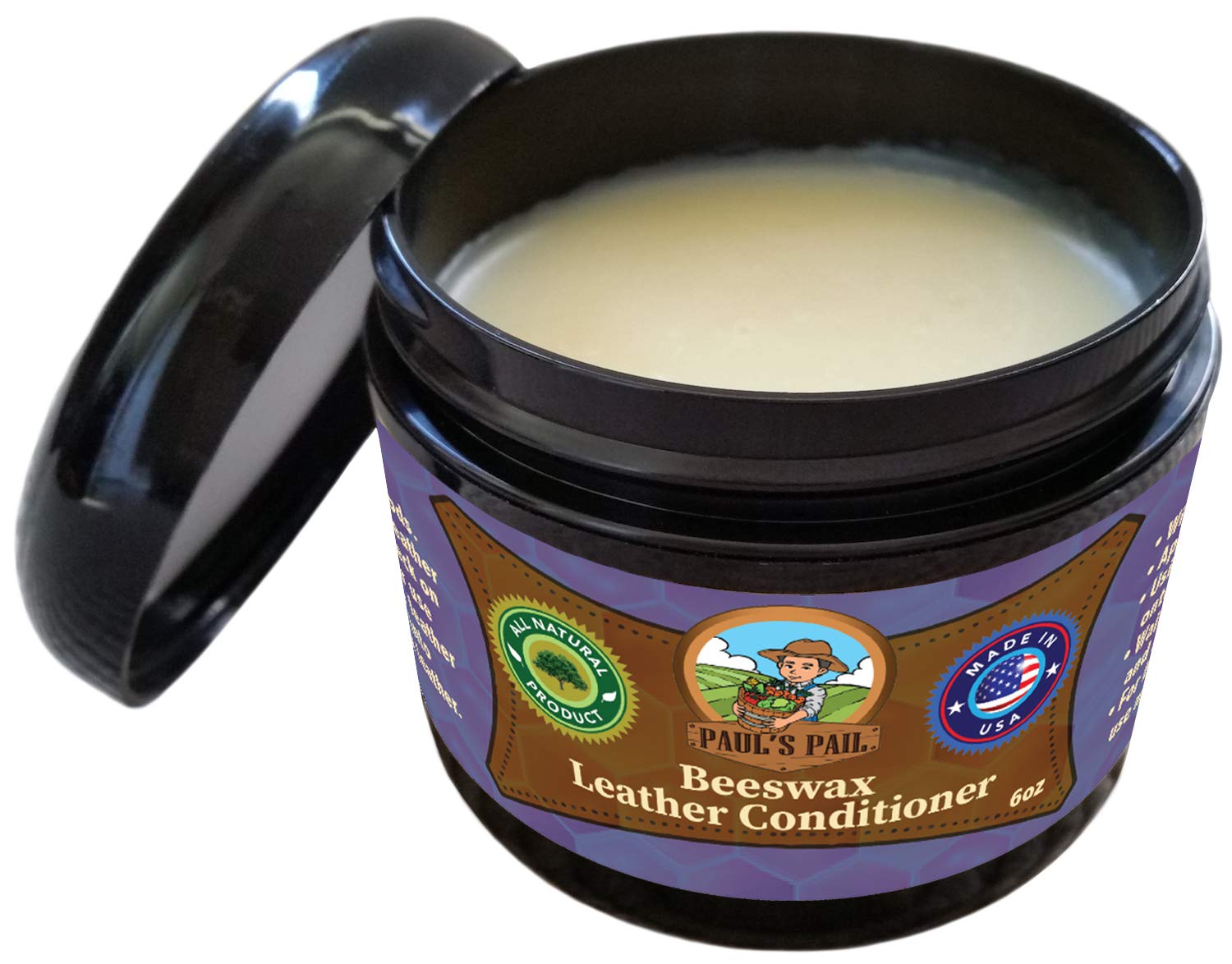 Paul's Pail All Natural Beeswax Leather Conditioner