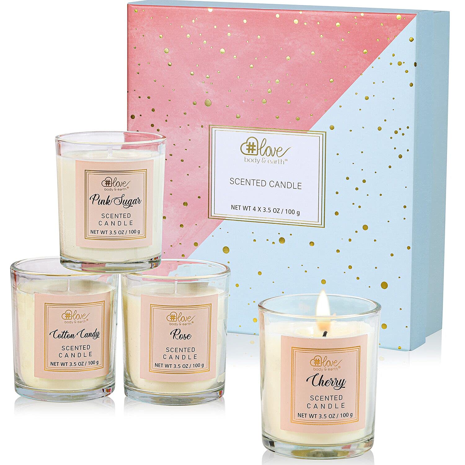 Scented Candles Gift Set for Women, Aromatherapy Candles Gifts for