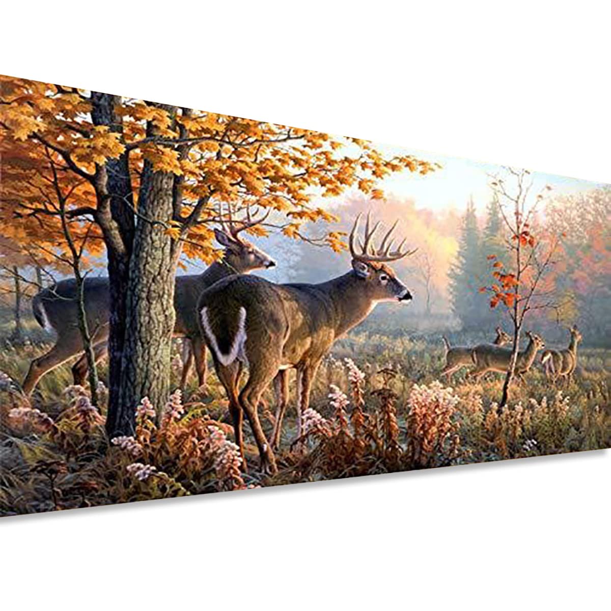 Instarry 5D Diamond Painting Kits for Adults Large Size Full Drill Tree and  Elk Mosaic Cross Stitch Family Wall Decor Arts and Crafts 47.2x19.7 inch  Tree and Elk 120x50cm (47.2x19.7in)