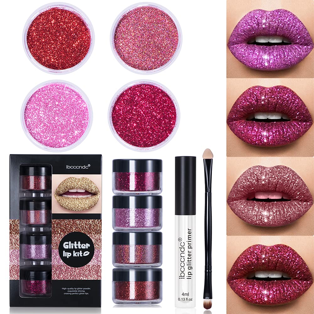 Stay Golden Cosmetics Glitter Lip Kit 4 Colors Glitter Powder Diamond  Shimmer Long Lasting Waterproof Makeup Lips Gloss Lipstick - AliExpress