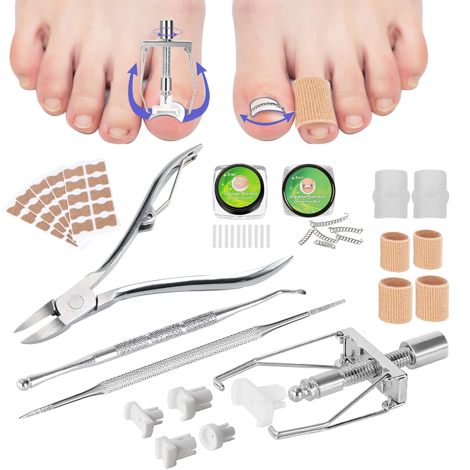 Ingrown Toenail Removal Kit Ingrown Toenail Corrector Strips for Nail
