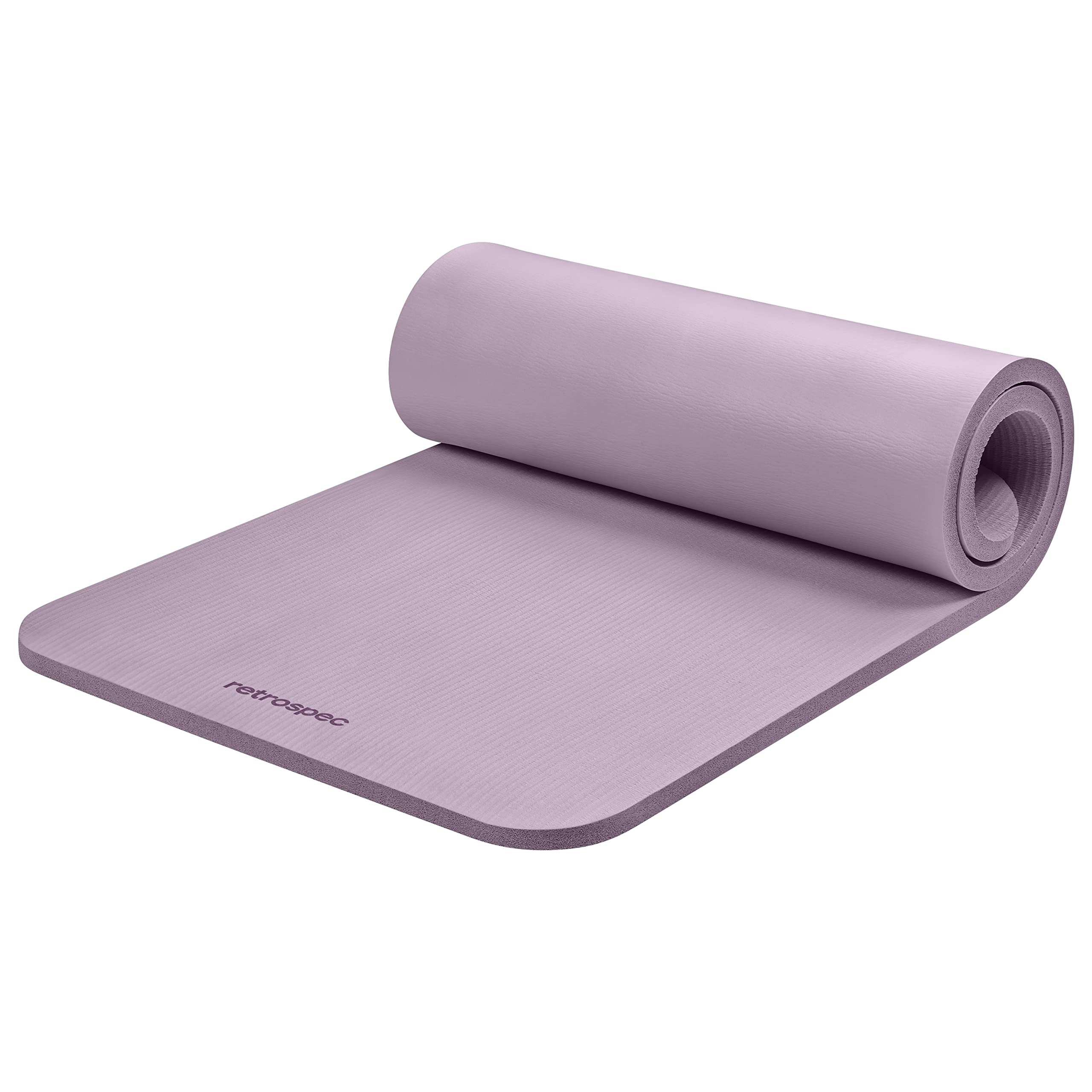 Retrospec Solana Yoga Mat 1 and 1/2 Thick with Nylon Strap for