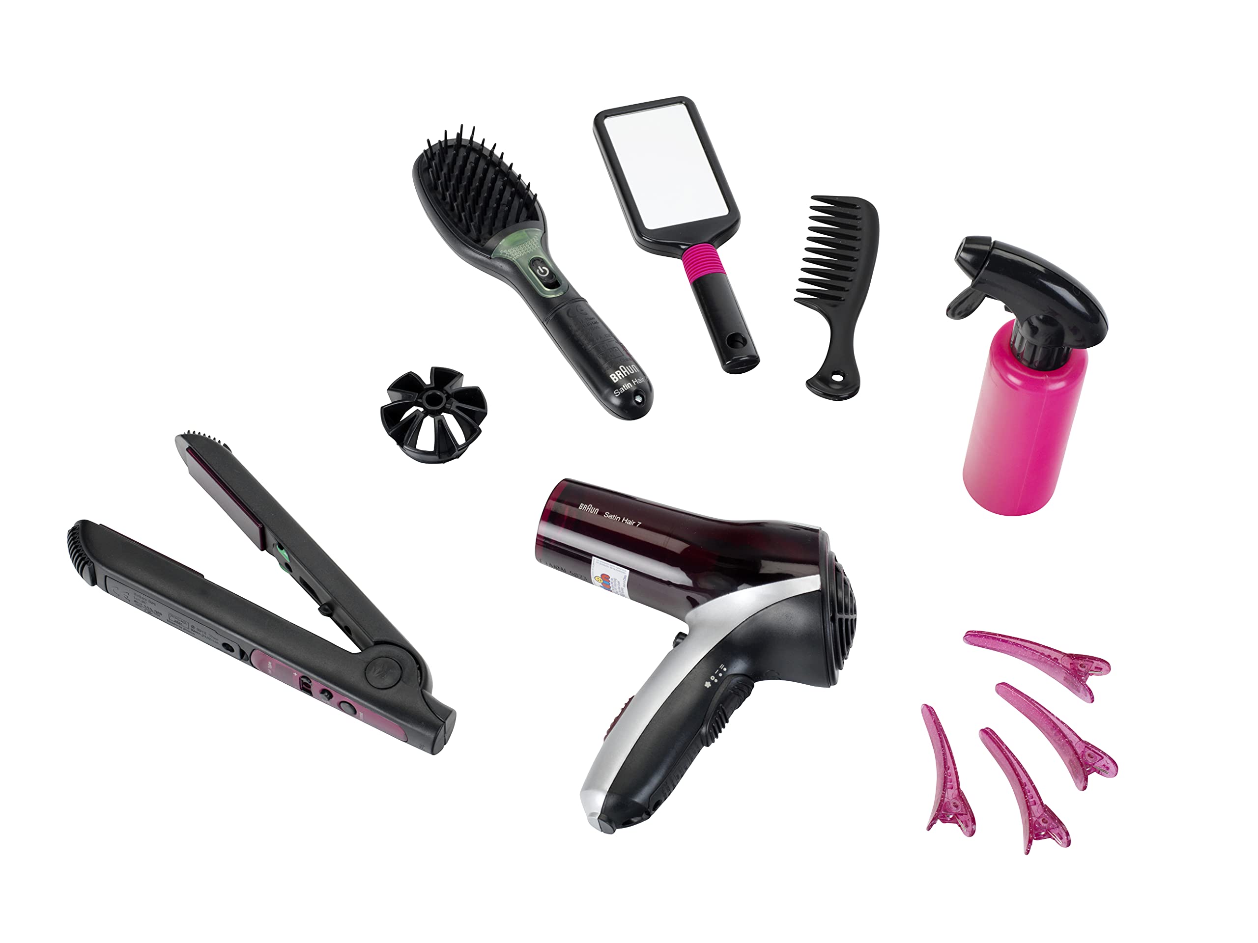 Theo Klein - Braun Mega Hairstyling Set Premium Toys For Kids Ages 3 Years Up 10 piece Theo Klein - Braun Mega Hairstyling Set Premium Toys For Kids Ages 3 Years Up 10 piece