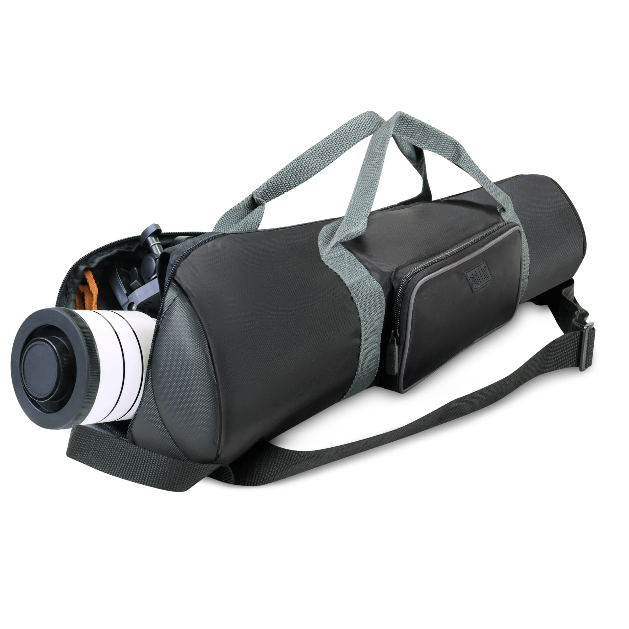 Amazon.com : TXEsign Tripod Carrying Case Bag 24” Compatible with Basics  Gitzo Manfrotto Tripod Travel Bag Heavy Duty Nylon Bag, Camera Tripod Bag  with Outer Pocket, for Tripod, Light Stands, Monopod, Mic