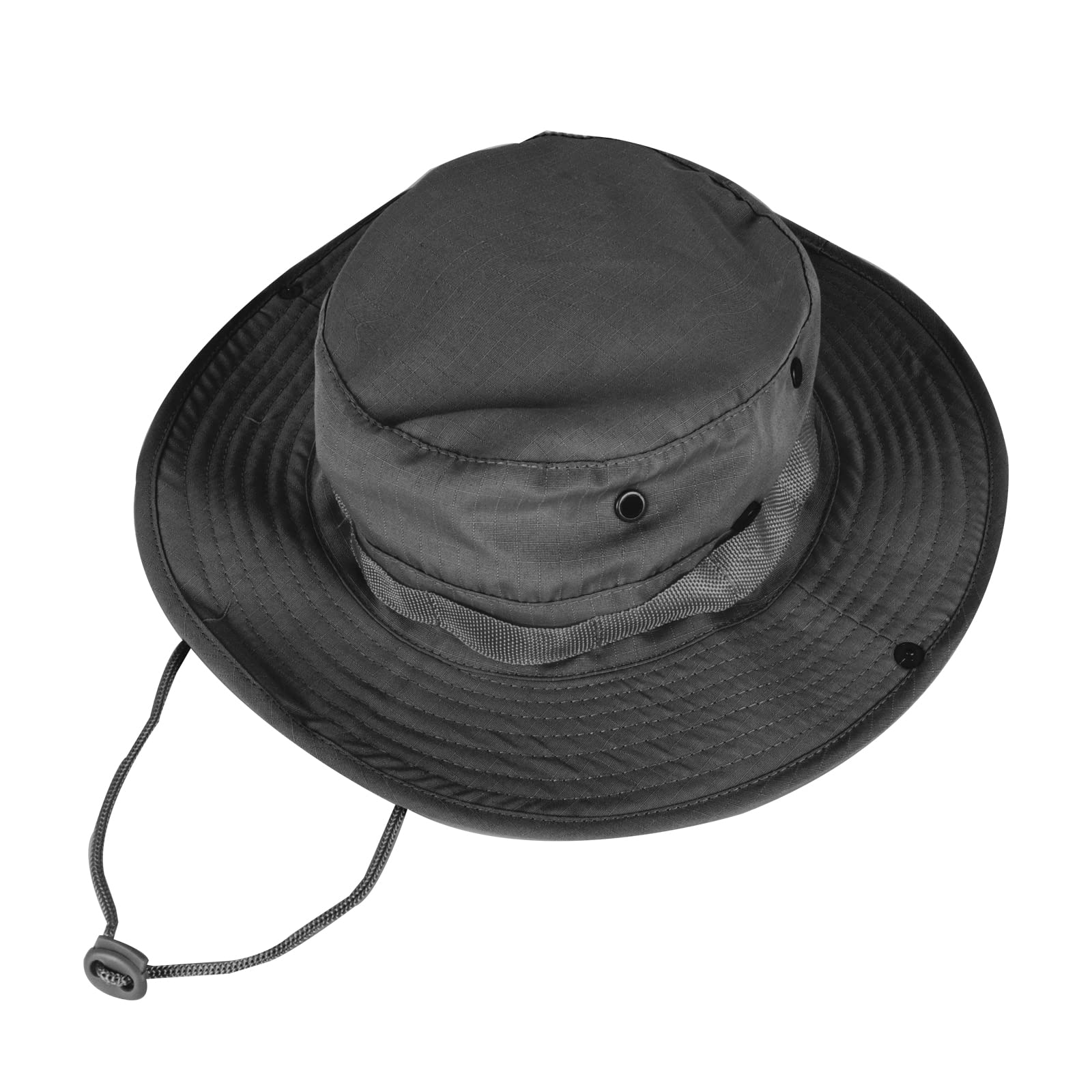 Sun Hat Men Foldable Safari Hat Anti UV Outdoor Mountaineering Travel Hat  Fisherman Cap Bucket Hat，M