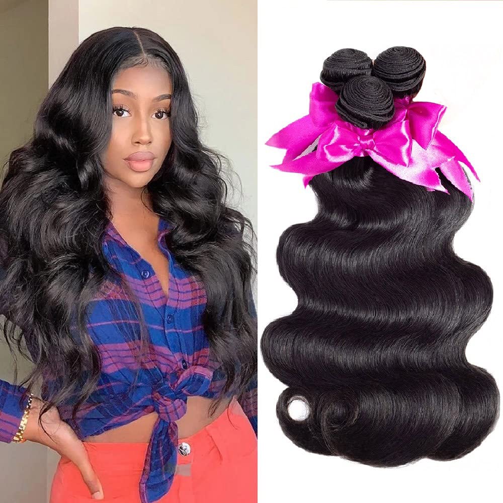 Brooklyn Hair 9A Body Wave / 3 Bundles with 4x4 Lace Closure Look |  Brooklyn Hair