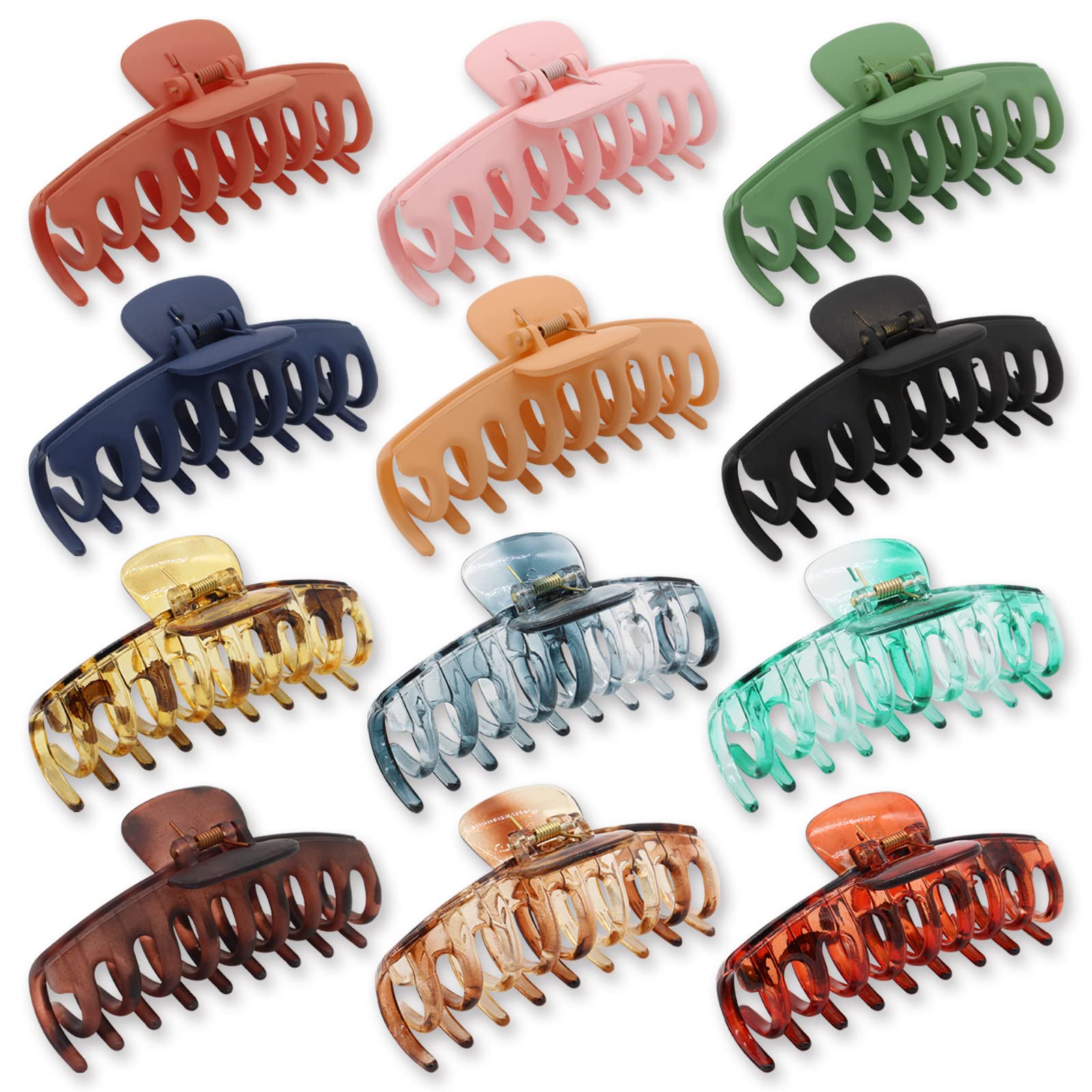 Hair Clips 4 Color Hair Jaw Clamp Clips Clips Strong Hold Nonslip