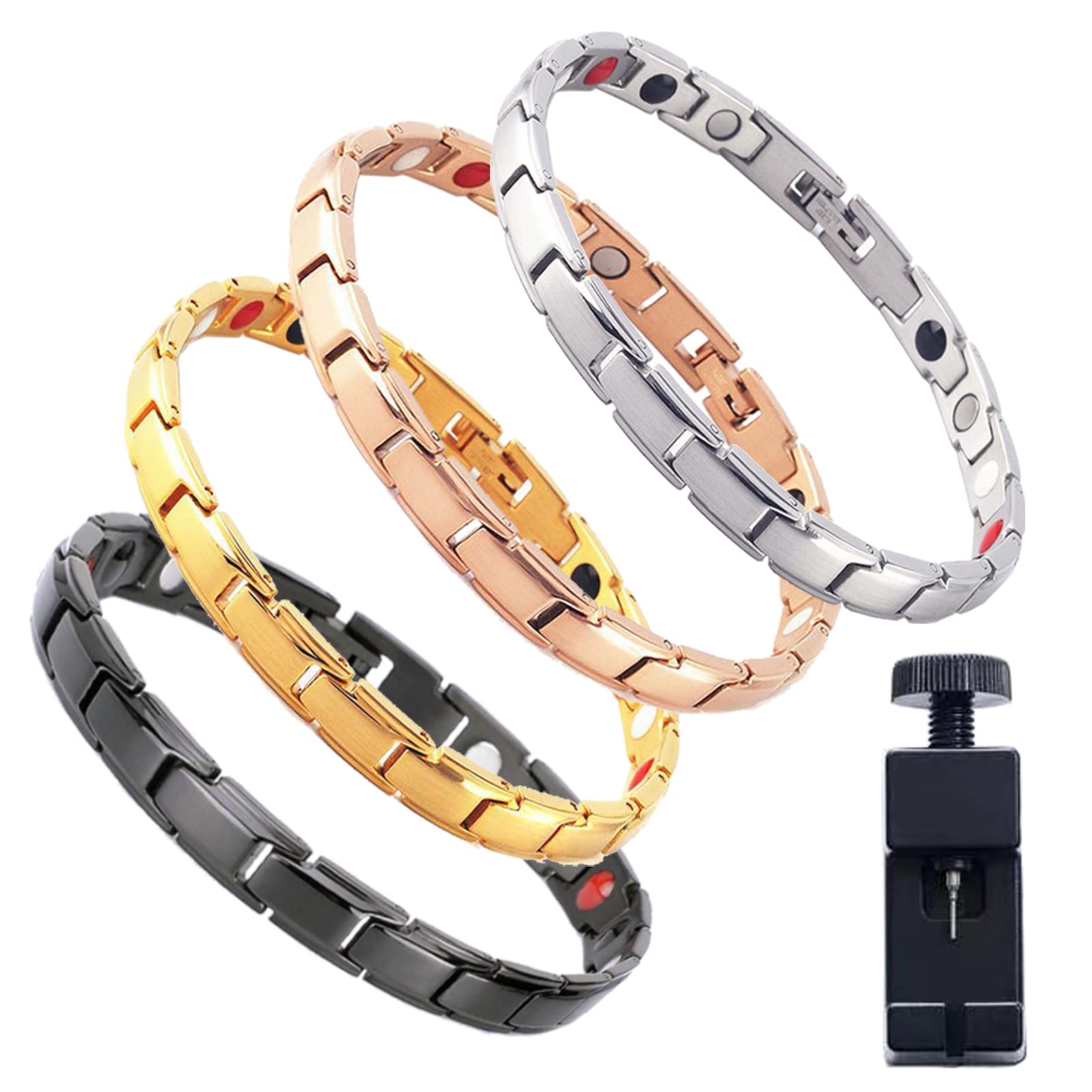 Amazon.com: EnerCoppeX Copper Bracelets for Women for Arthritis and Joint,  Magnetic Therapy Rings, Cuff Bangles, Magnetic Therapy Jewelry for Arthritis  and Carpal Tunnel : Health & Household