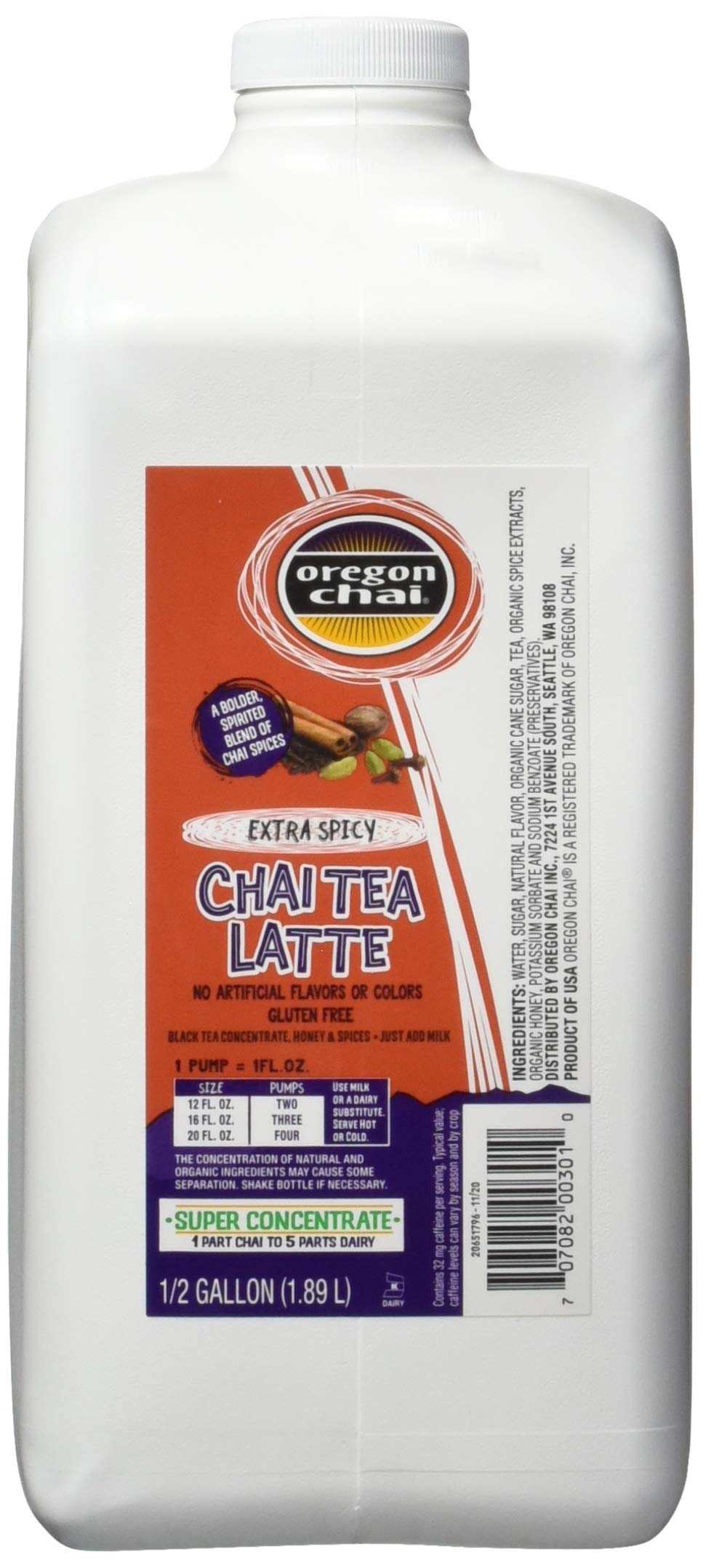 Oregon Chai Tea Latte Concentrate - 32 oz.
