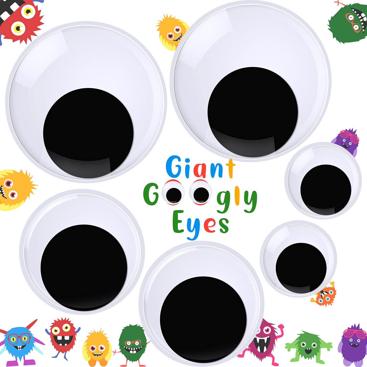 Jumbo Googly Eyeballs Photo Prop