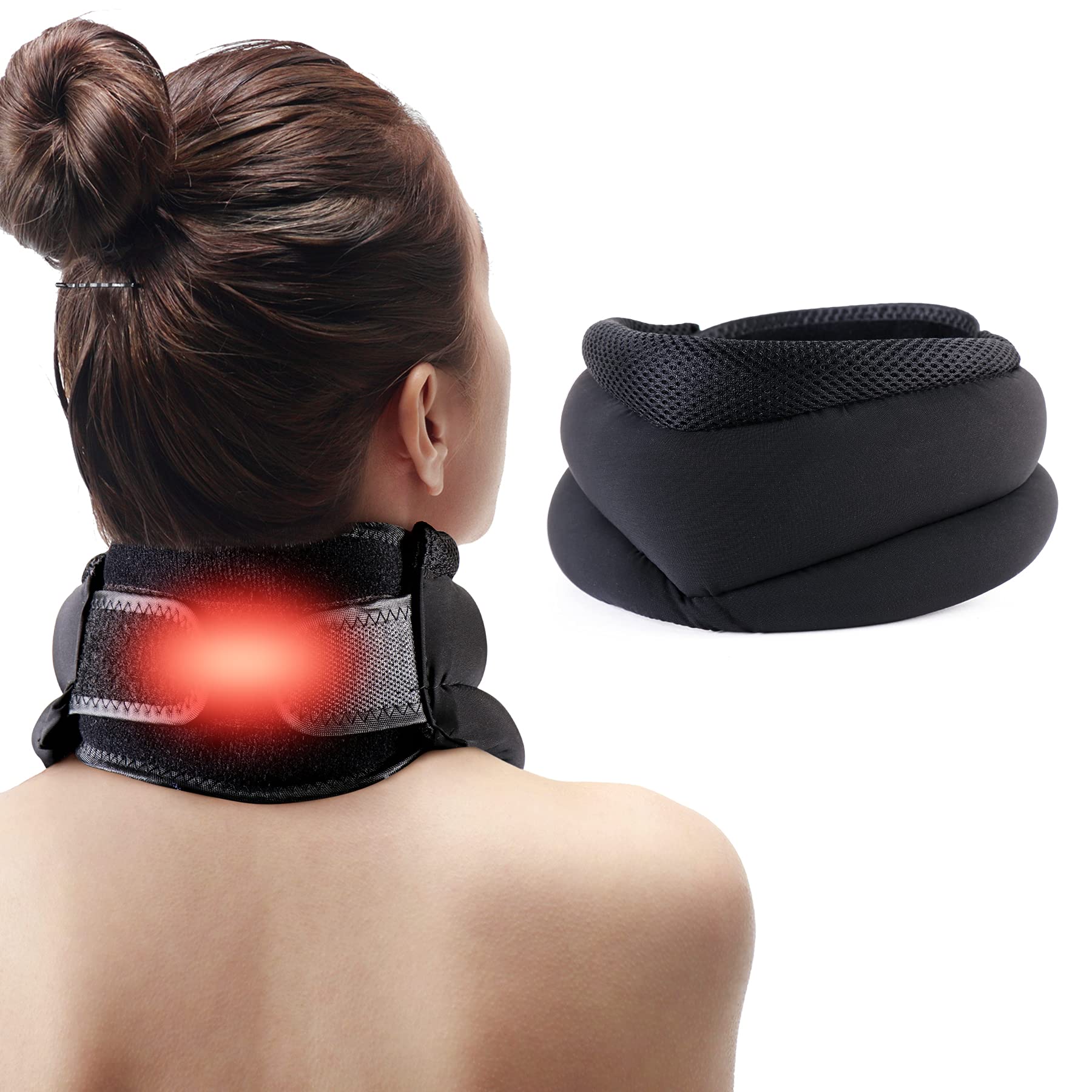 Heated Neck Brace for Neck Pain Relief, Neck Support Brace