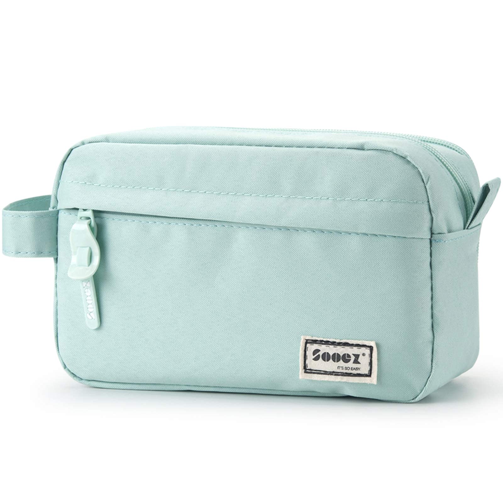 Large Capacity Pencil Case,Mint Green,Pencil Pouch,Pen Bag Student  Stationery Storage Box Gift School Pen Case