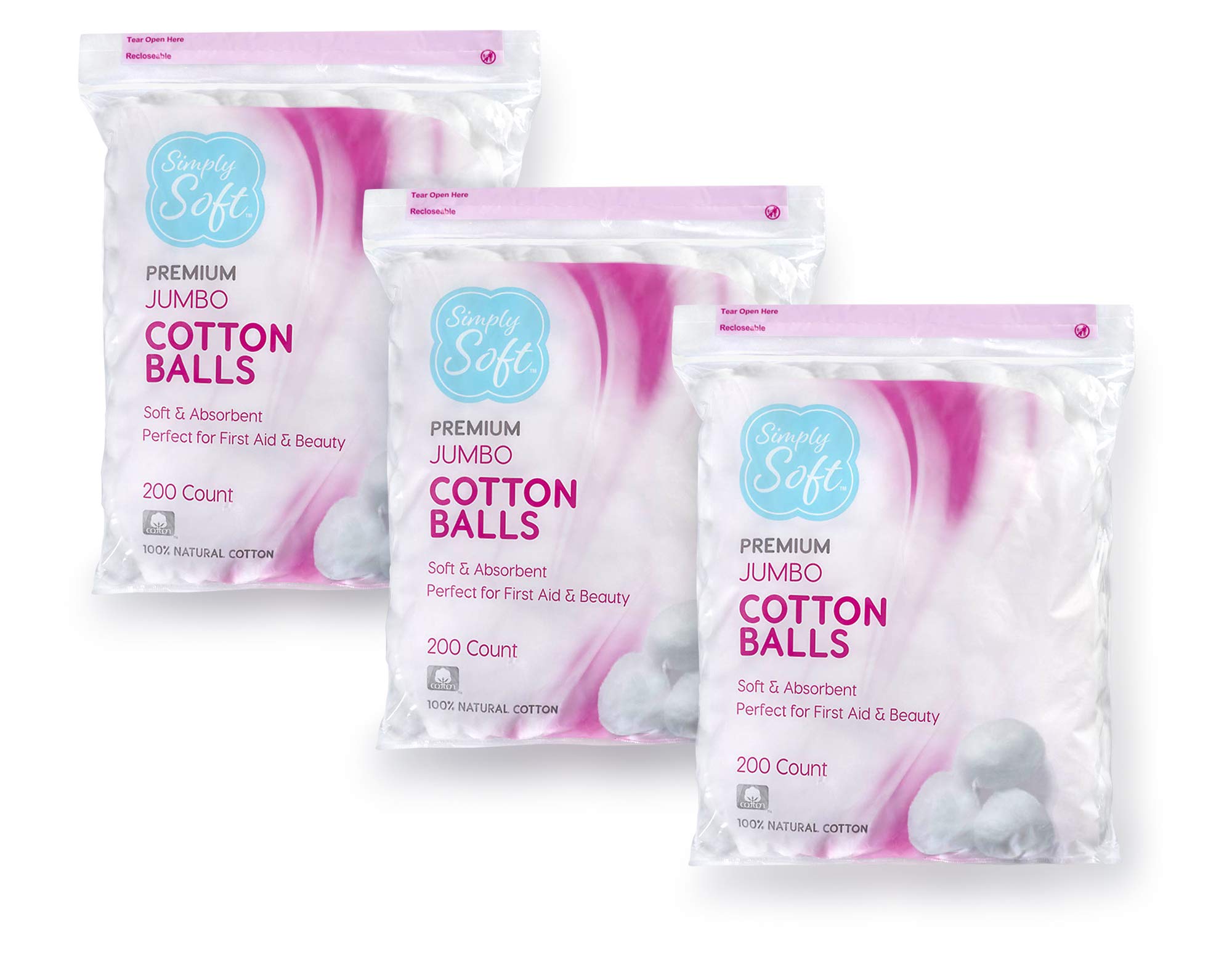 Buy Softa Care Cotton Balls Jumbo Size (500 Balls Pack)
