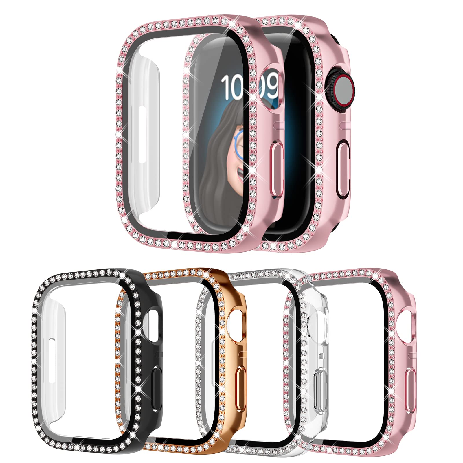 Black Protective Apple Watch 8 41Mm Case