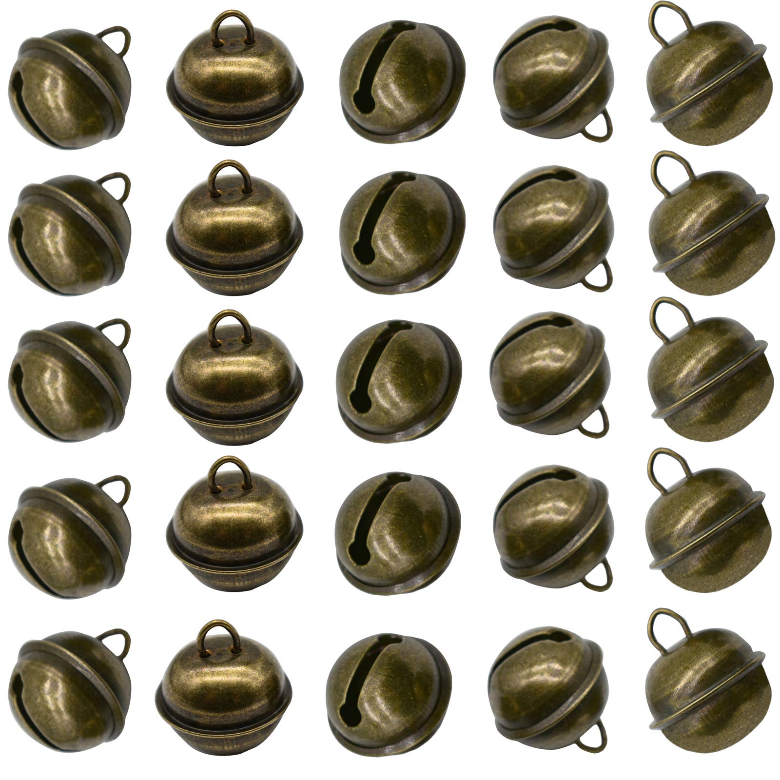 Jingle Bells for Crafts, 1.6 Large Metal Jingle Bells Christmas