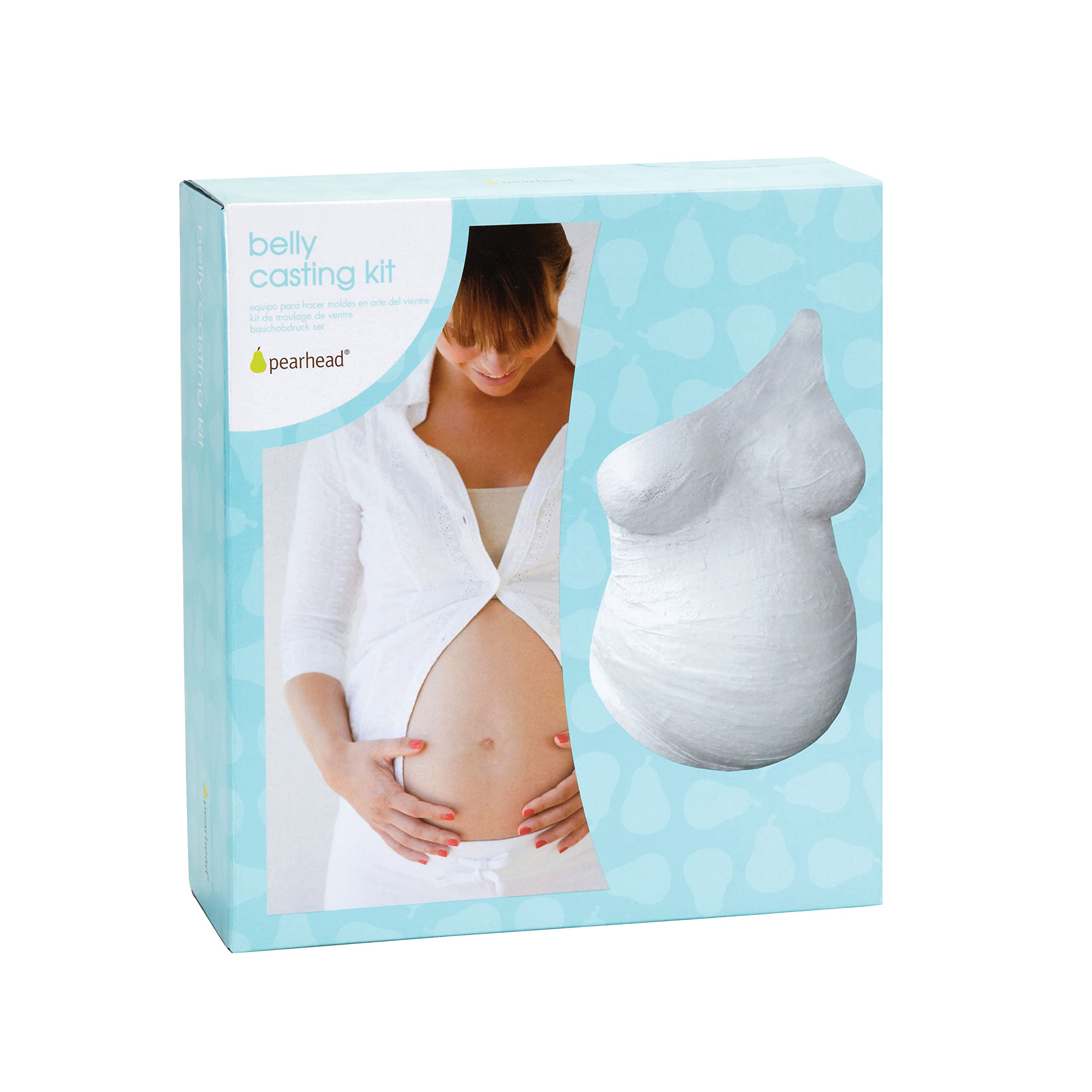 Pearhead Belly Casting Kit, Gender-Neutral Pregnancy Keepsake for Expecting  Mothers, Baby Nursery Décor, Mother's Day Keepsake, Pregnant Belly Imprint