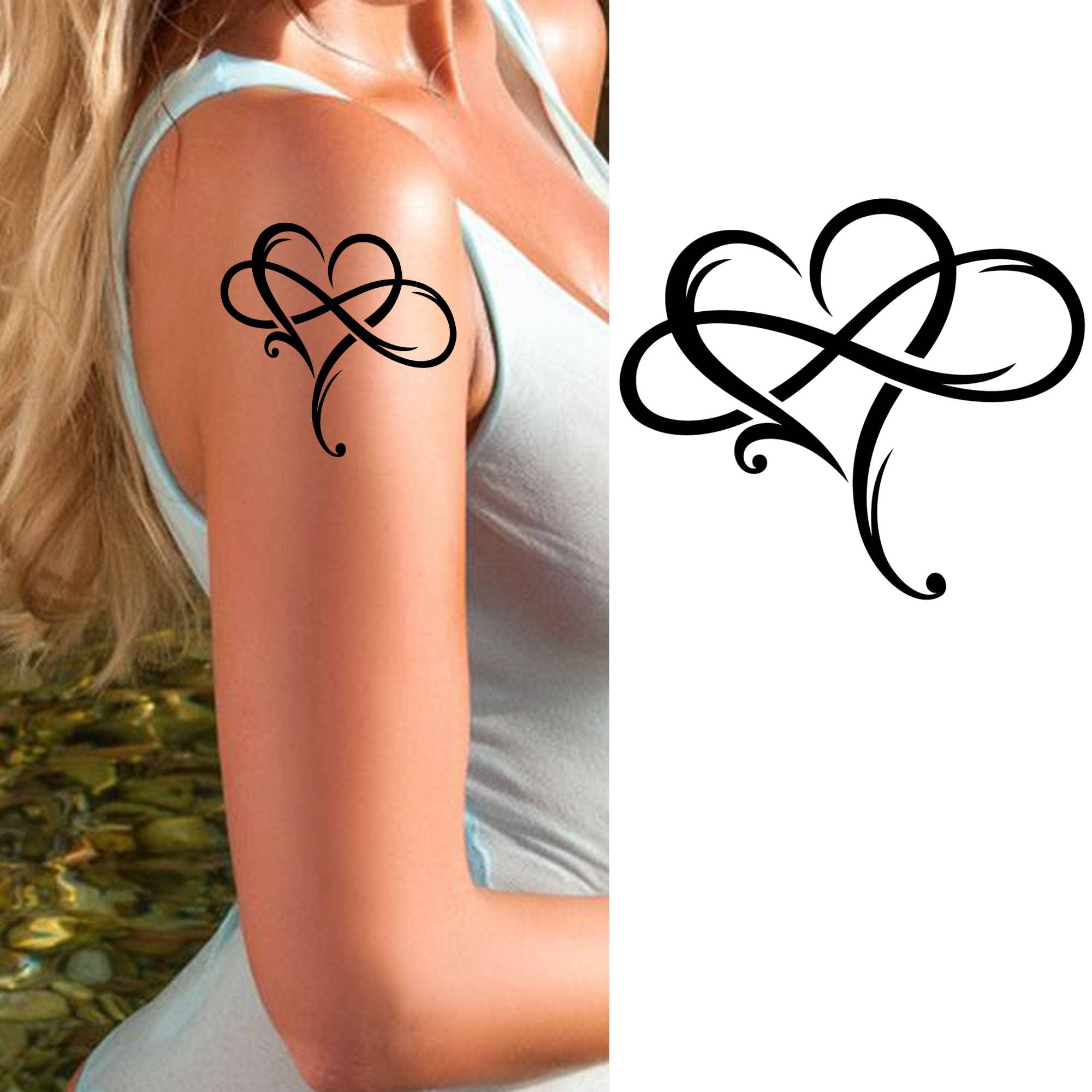 Infinity Heart Symbol Tattoo Maker