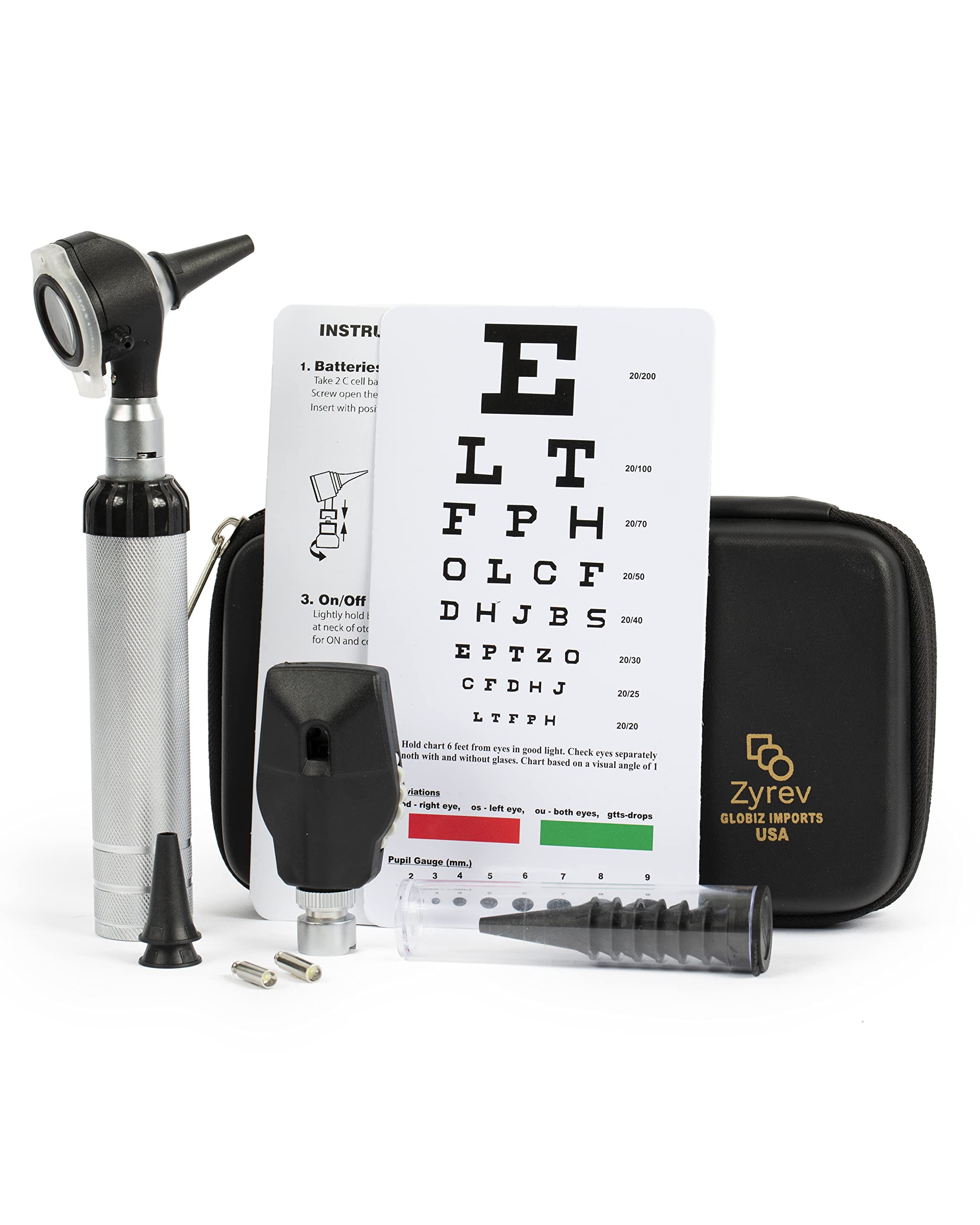 Zyrev Otoscope Oph MultiFunction Set Otoscope/Opthalmoscope for Ear