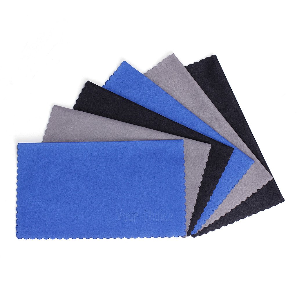 Your Choice Microfiber Cleaning Cloths 6 Pack for Eyeglasses, Camera Lens,  Cell Phones, CD, DVD, Computers, Tablets, Laptops, Telescope, LCD Screens  and Other Delicate Surfaces Cleaner