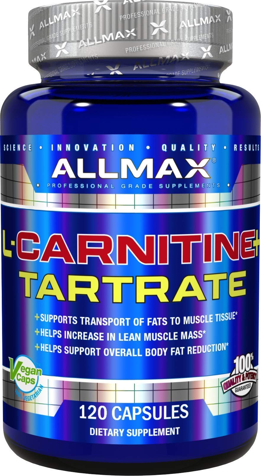 L-Carnitine + Tartrate, 120 Capsules, ALLMAX