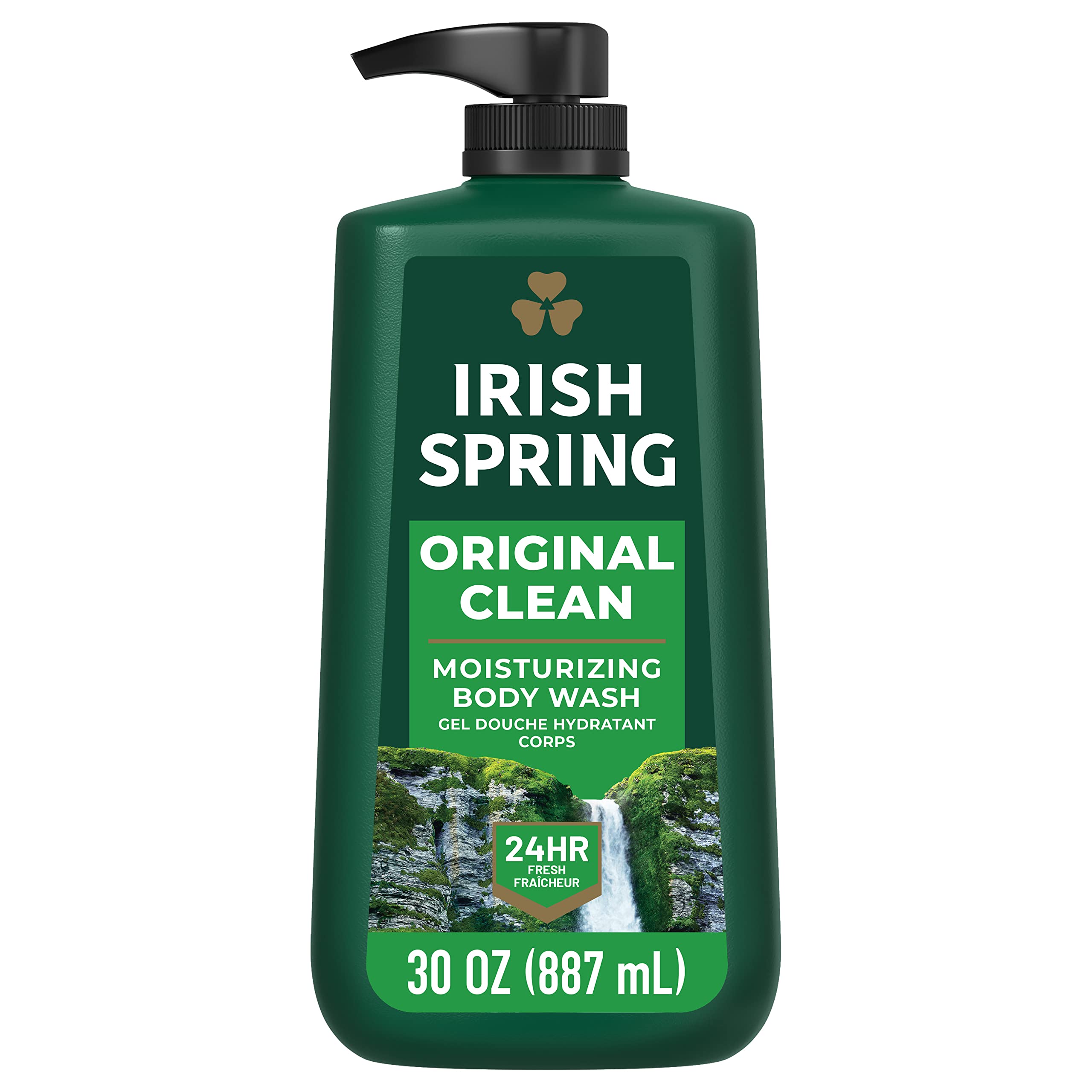 Irish Spring Original Clean Body Wash 30 Oz Pump Original Clean 30 Fl