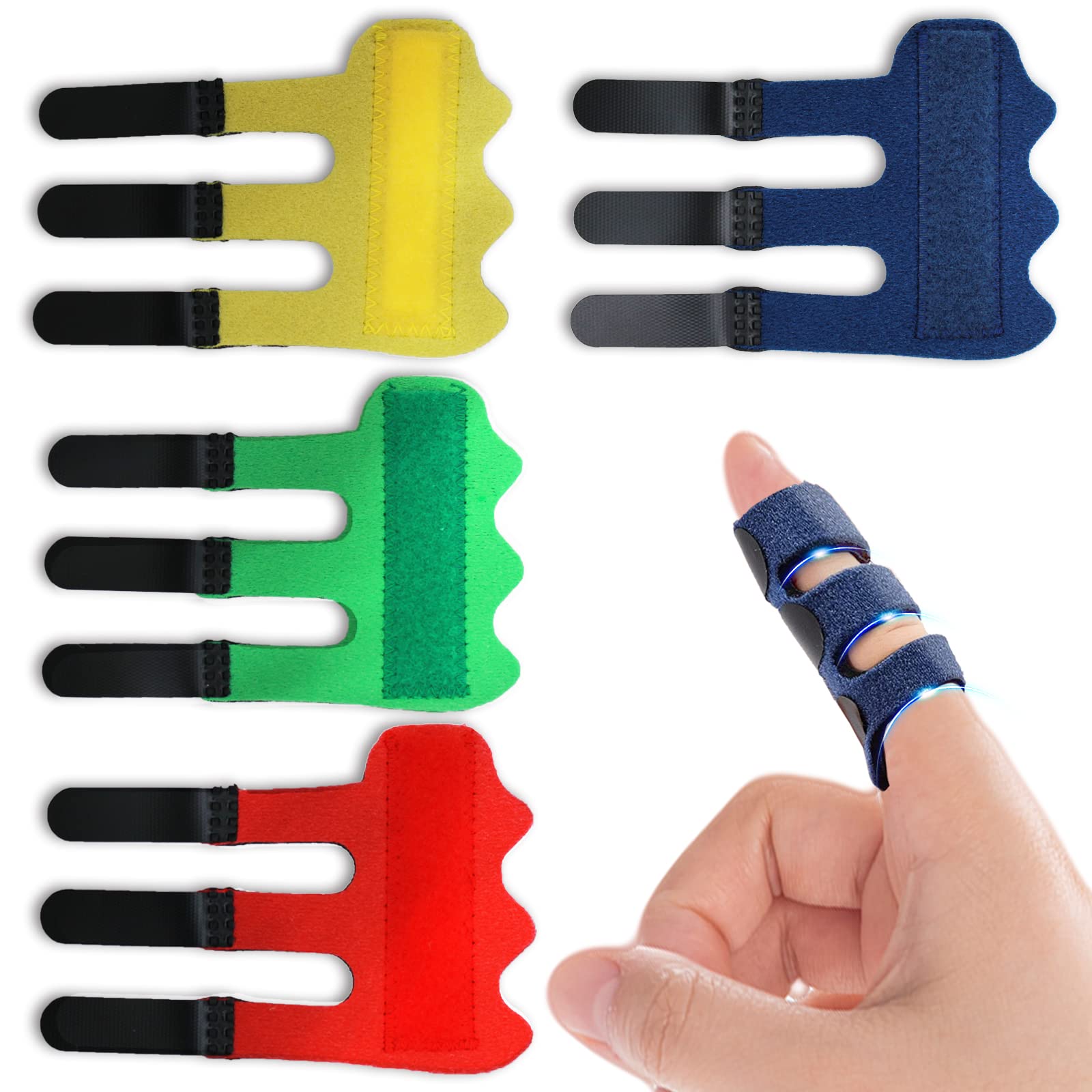 Sumifun Finger Brace Trigger Finger Splint for Index Middle Ring Pinky  Finger... | eBay