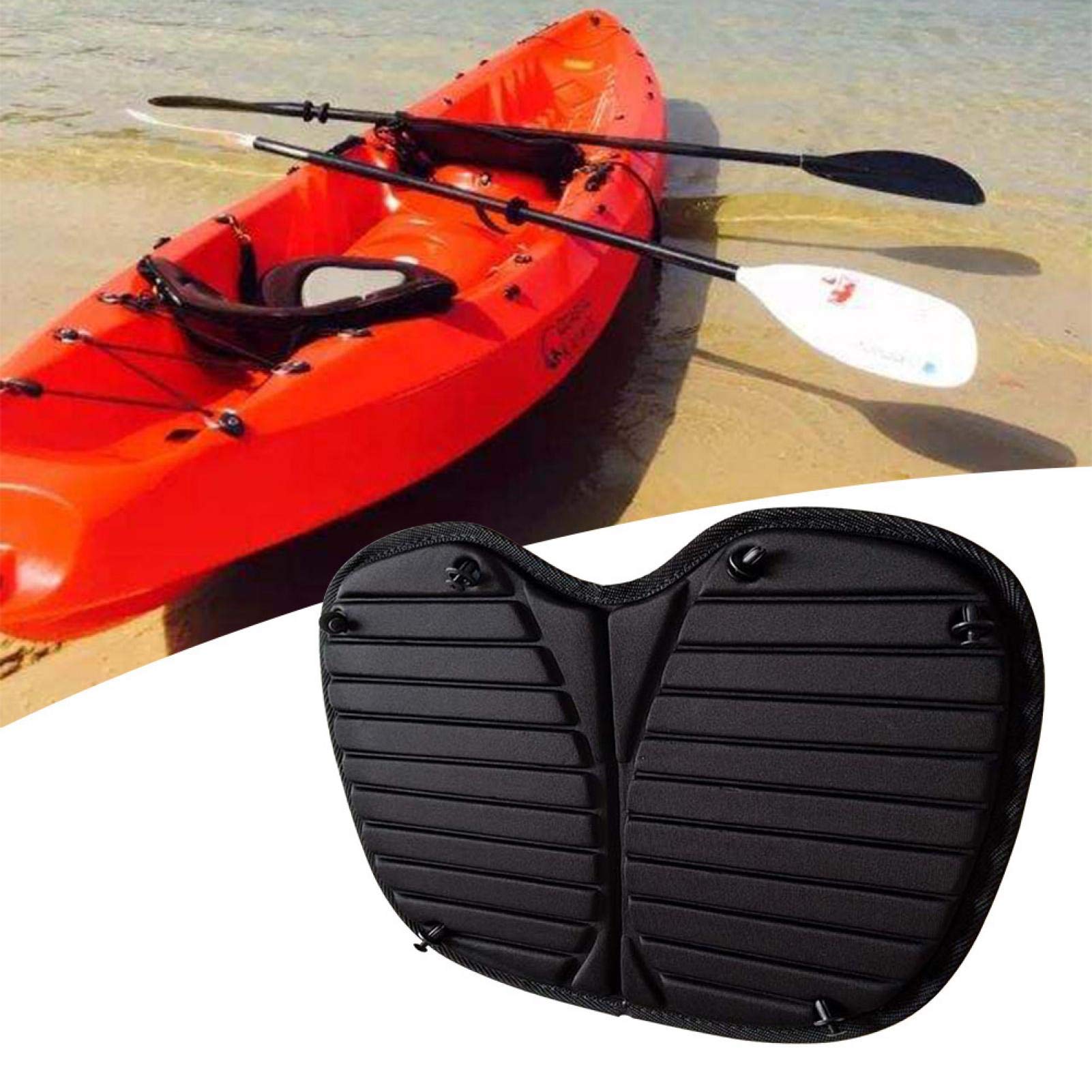 NINEFOX Kayak Seat Cushion, Anti Slip Padded Canoe Seat, Portable Boat Seat  Ideal for Cushioned Fishing