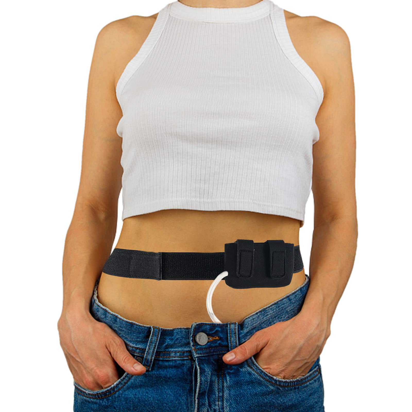 Insulin Pump Waist Belt Diabetic Insulin Pump Holder Adjustable Horizontal  Insulin Pump Case Diabetic Supplies and Accessories for Men and Women  During Sports Compatible with t:Slim/t:Slim X2