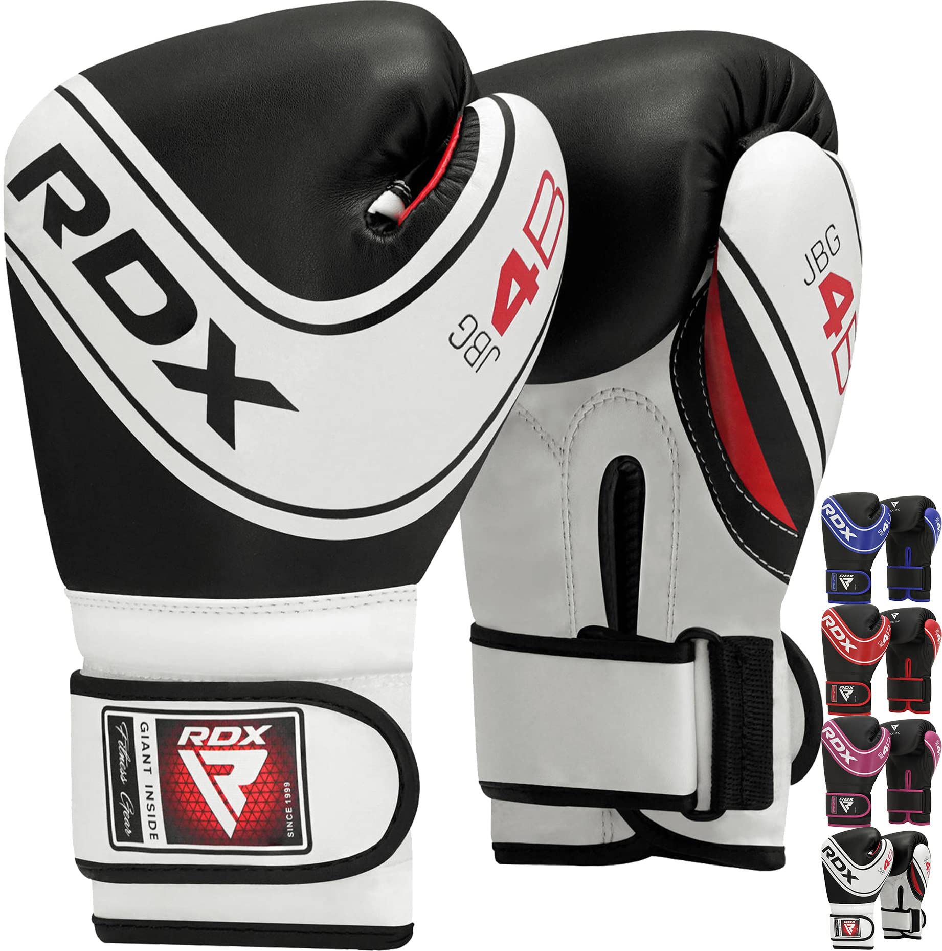  Woldorf usa Guantes de boxeo Muay Thai Training Profesional  Maya Hide Leather Sparring Saco de boxeo Mitones Kickboxing Fighting (12 oz)  : Deportes y Actividades al Aire Libre