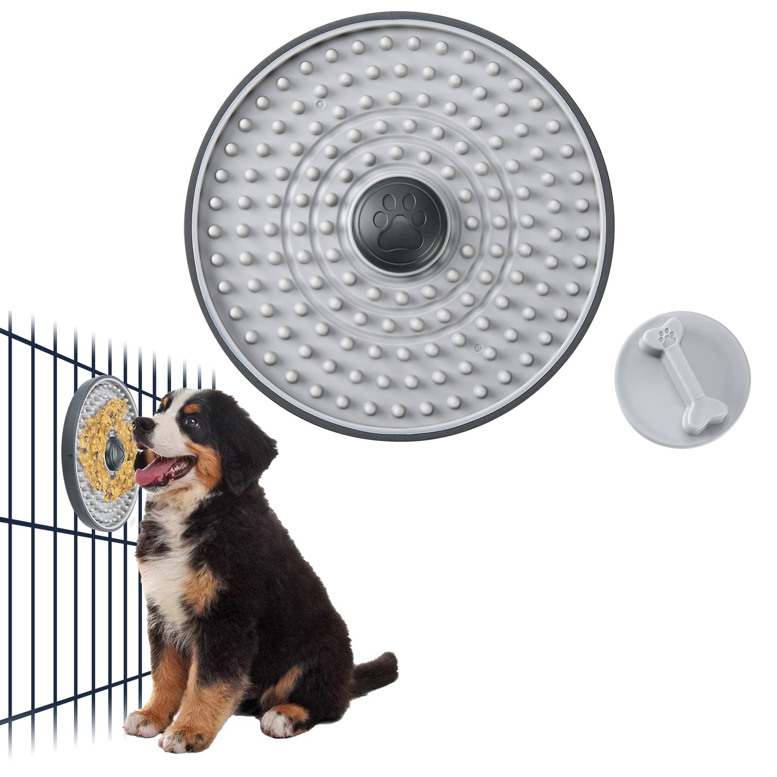 Interactive Licking Mat For Dog Crate, Non-slip Soft Silicone Dog