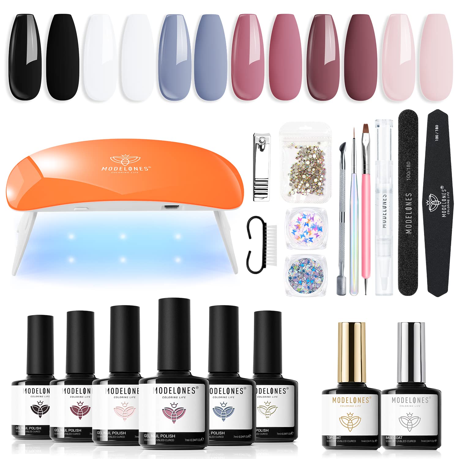 Cheap 8pcs Poly Extension Gel and UV Gel for Nail Extension 36w Nail Lamp  with Slip Solution Nail Mold Pen Gel Builder Starter Kit | Joom