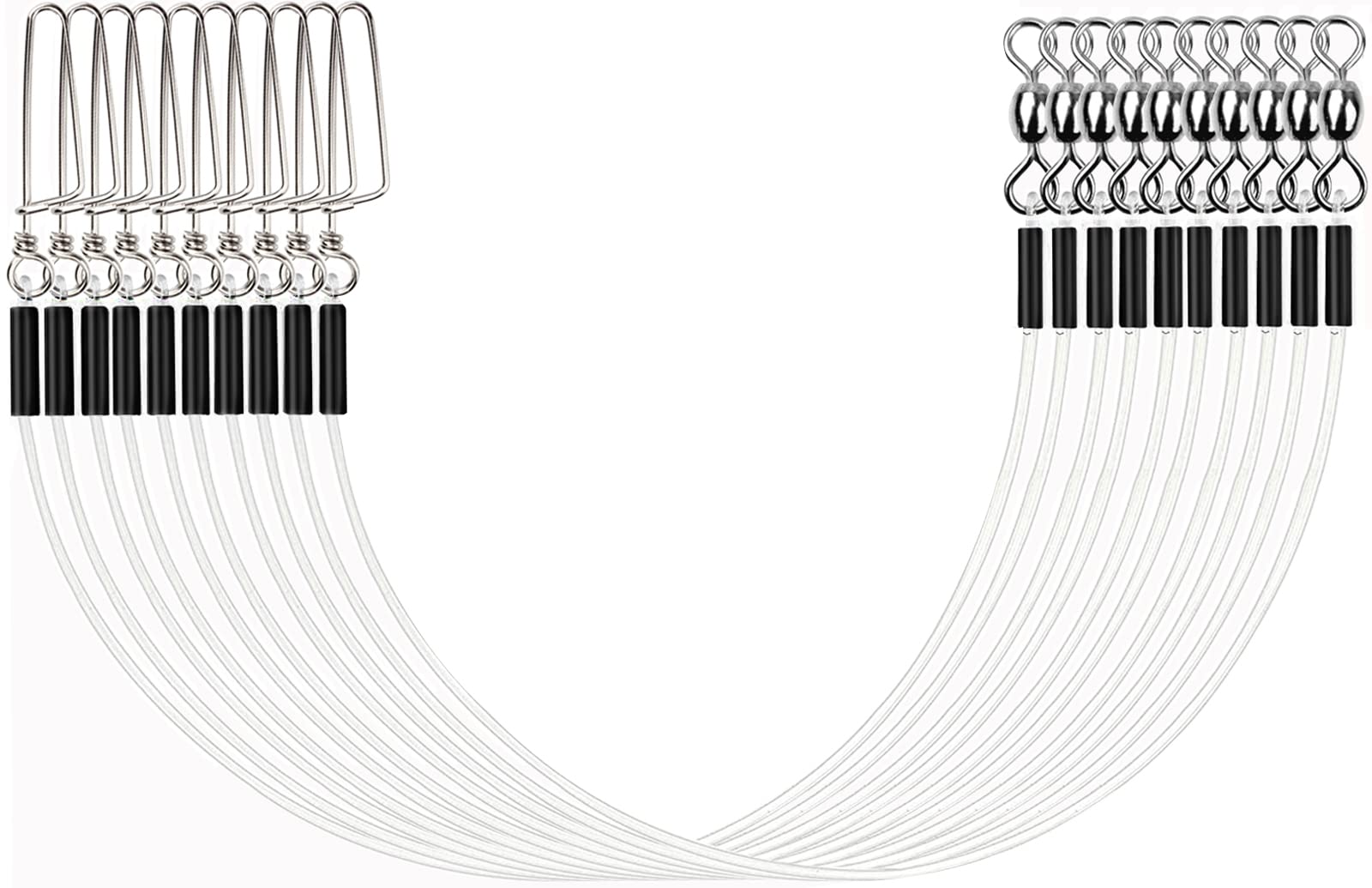 SEAOWL Fluorocarbon Fishing Leader,20LB-80LB Fluorocarbon Leaders for  Saltwater Freshwater,100% Fluorocarbon Leaders Line