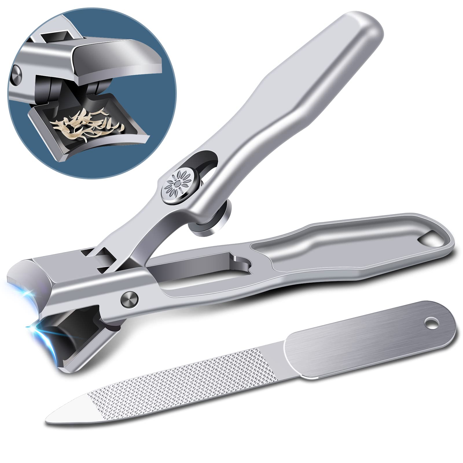 Toe Nail Clipper Thick Toenail Clippers Heavy Duty Professional Cutter  Large Men