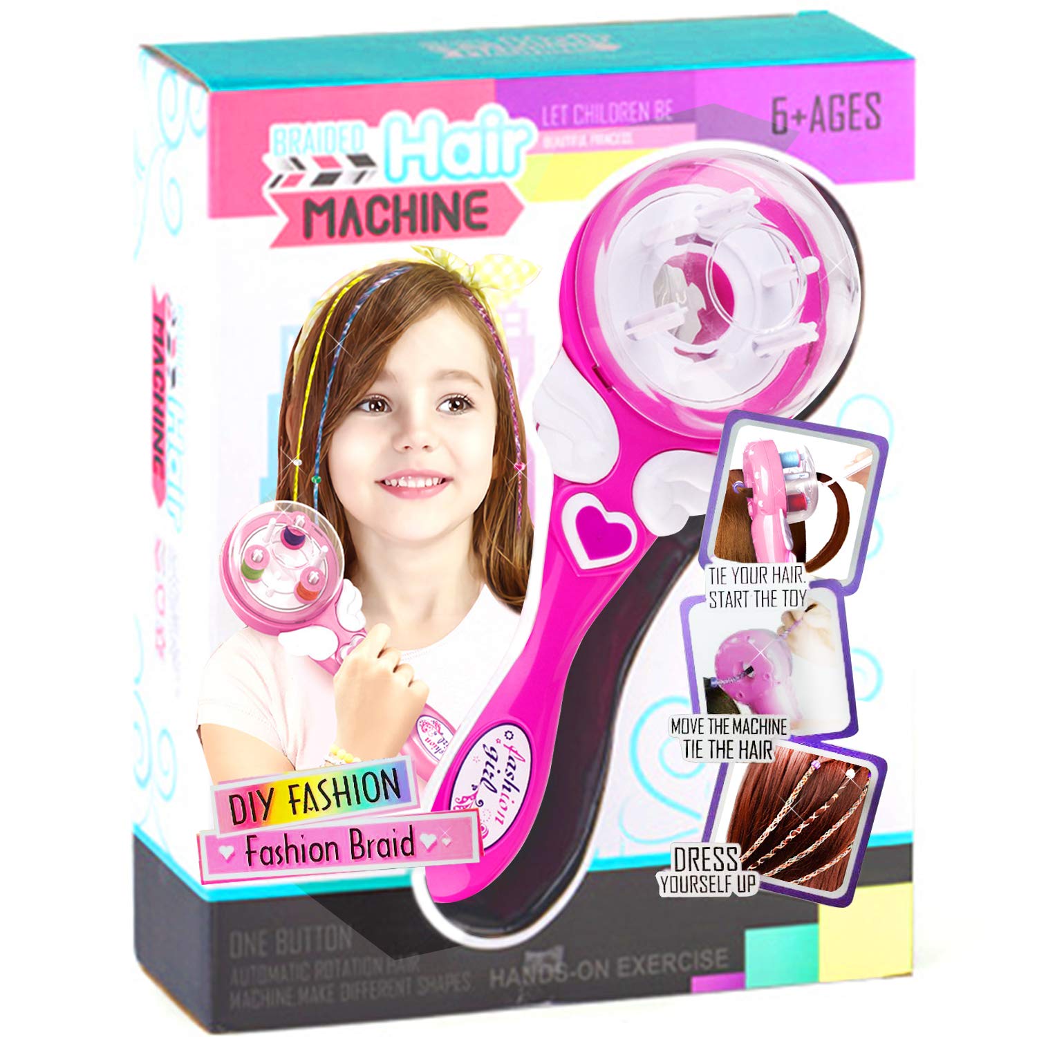 Kids Electric Hair Braider Automatic Twist Machine DIY Tool