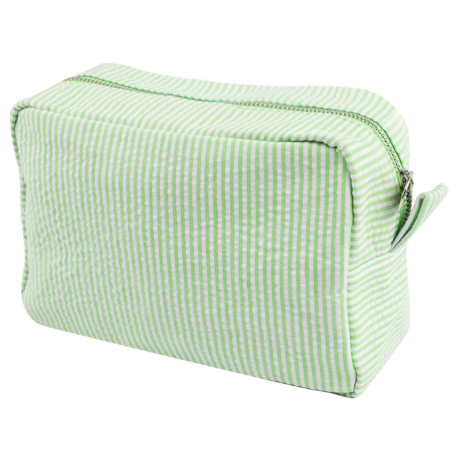 Cosmetic Pouch Set In Citron - Green Makeup Organizer Bags & Travel Case