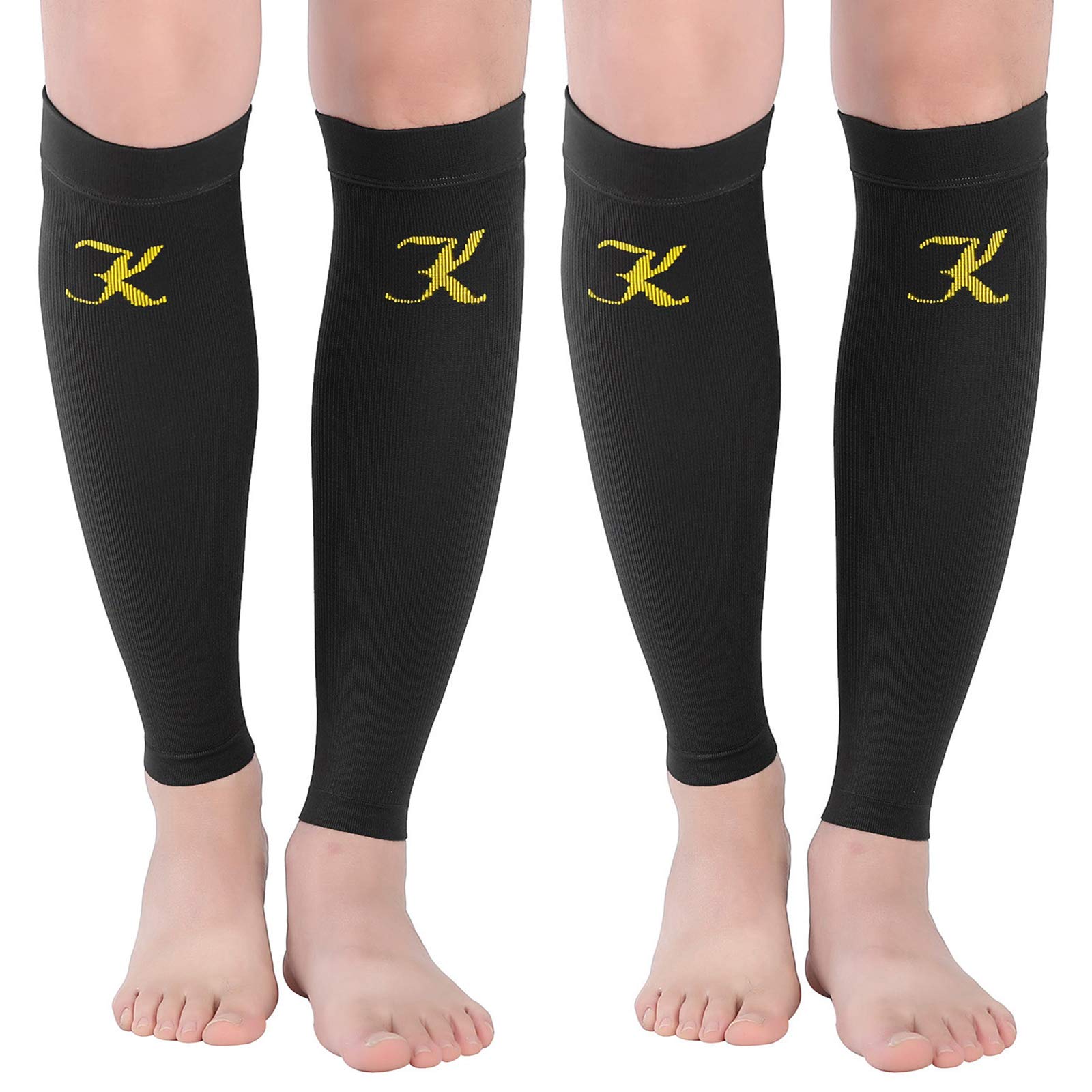 KEKING Thigh High Compression Stockings Footless, Unisex, 15