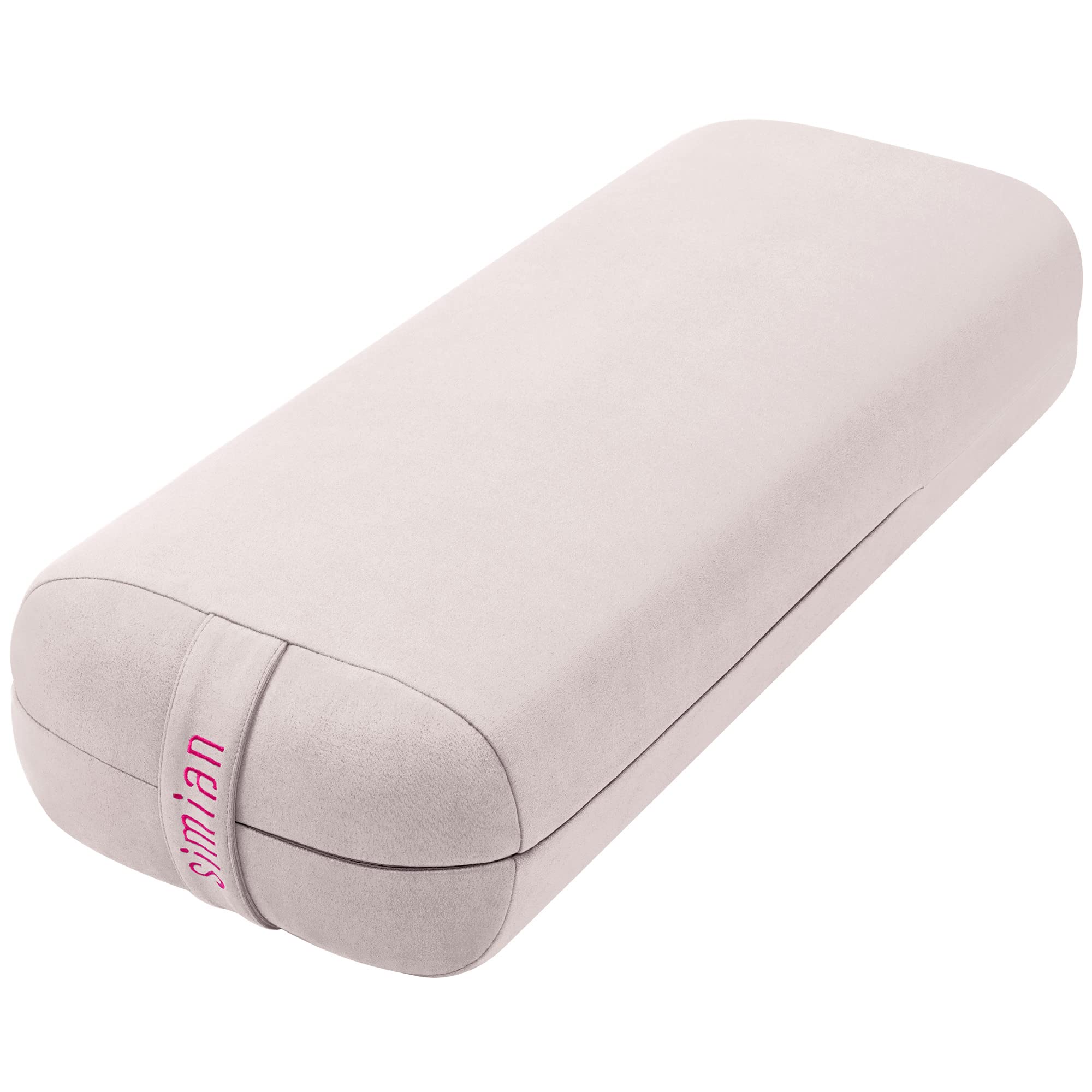 Calm Rectangular Yoga Bolster - Pink –