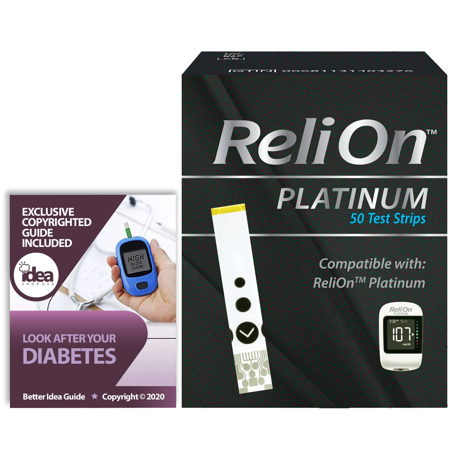 Relion Platinum Blood Glucose Monitoring System, Size: 1