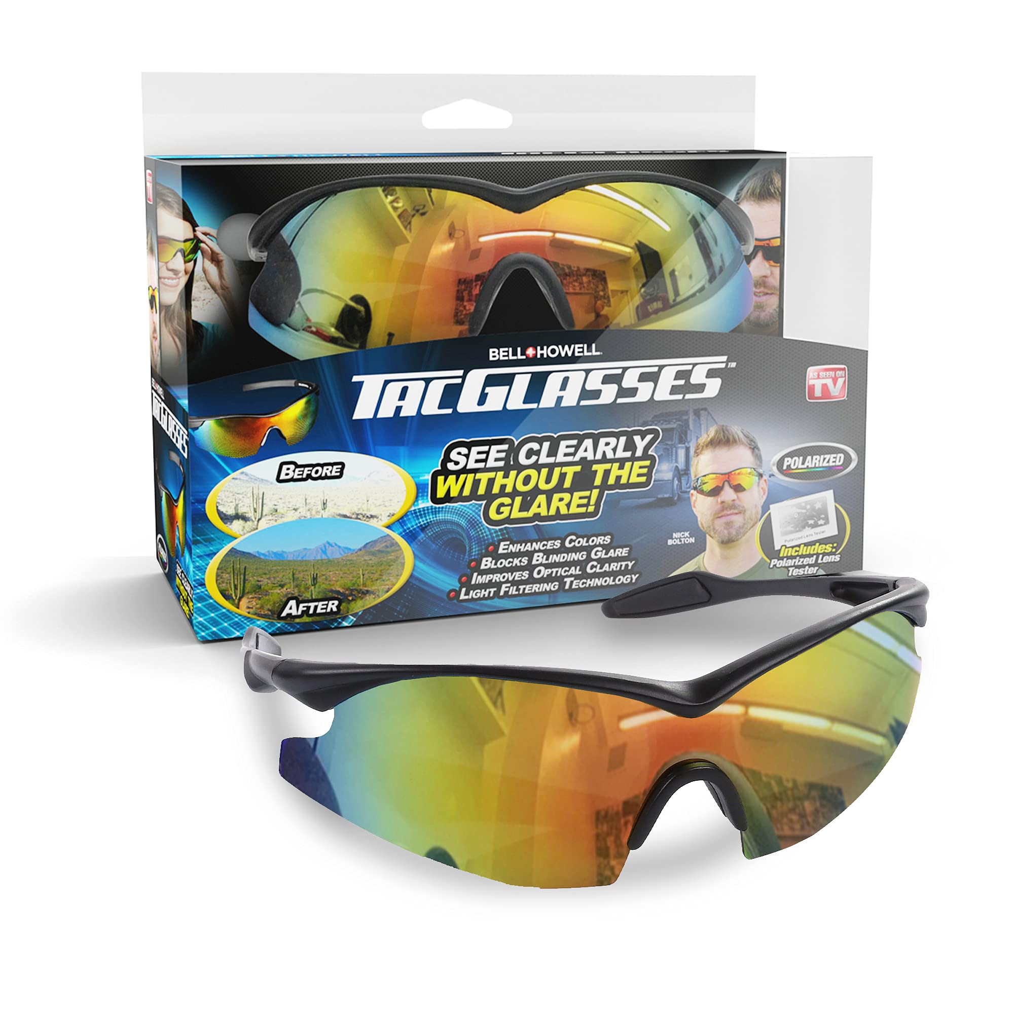 Polarized Sunglasses for Sports Glasses Men Fishing Driving