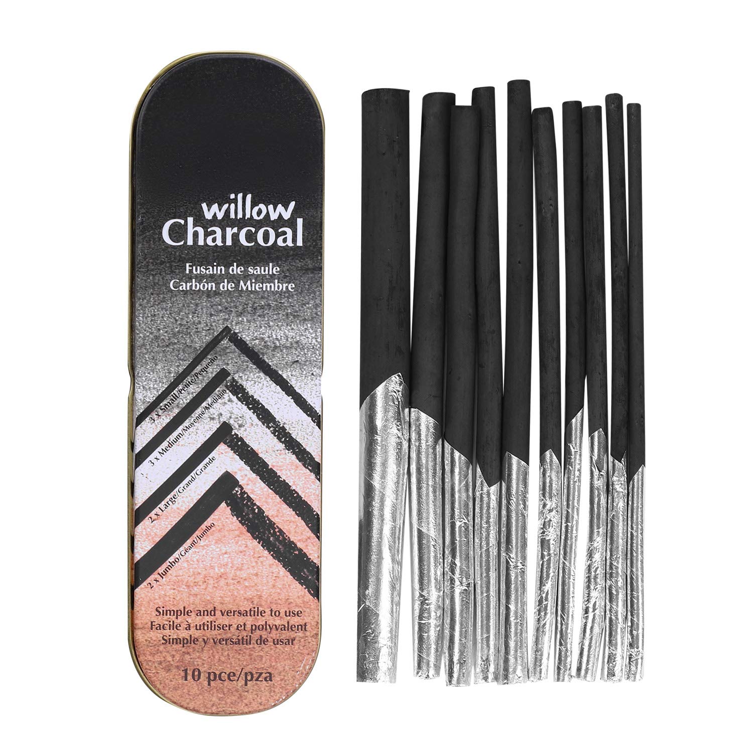 Charcoal Art Mini Tin Set