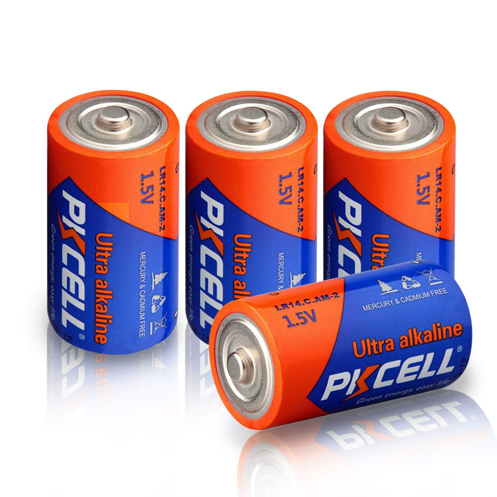 1.5V Batteries C Alkaline Primary Battery lr14 Model Count Pcs (4)