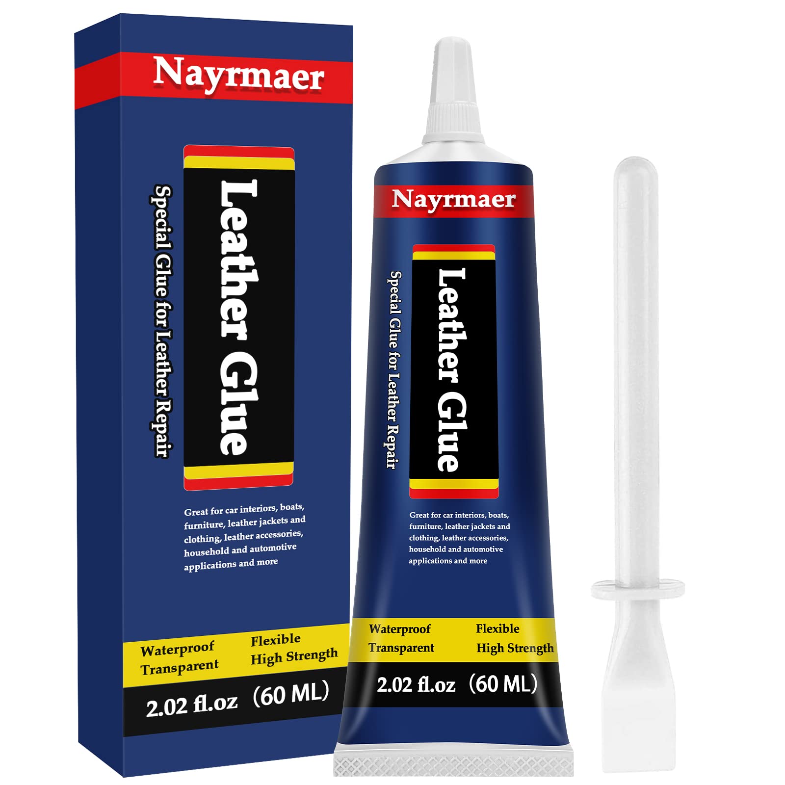 Nayrmaer Leather Glue Special Fabric Glue Permanent Clear Washable for  Bonding Between Leather and Leather Leather and Substrates of Different  Materials (1pack)