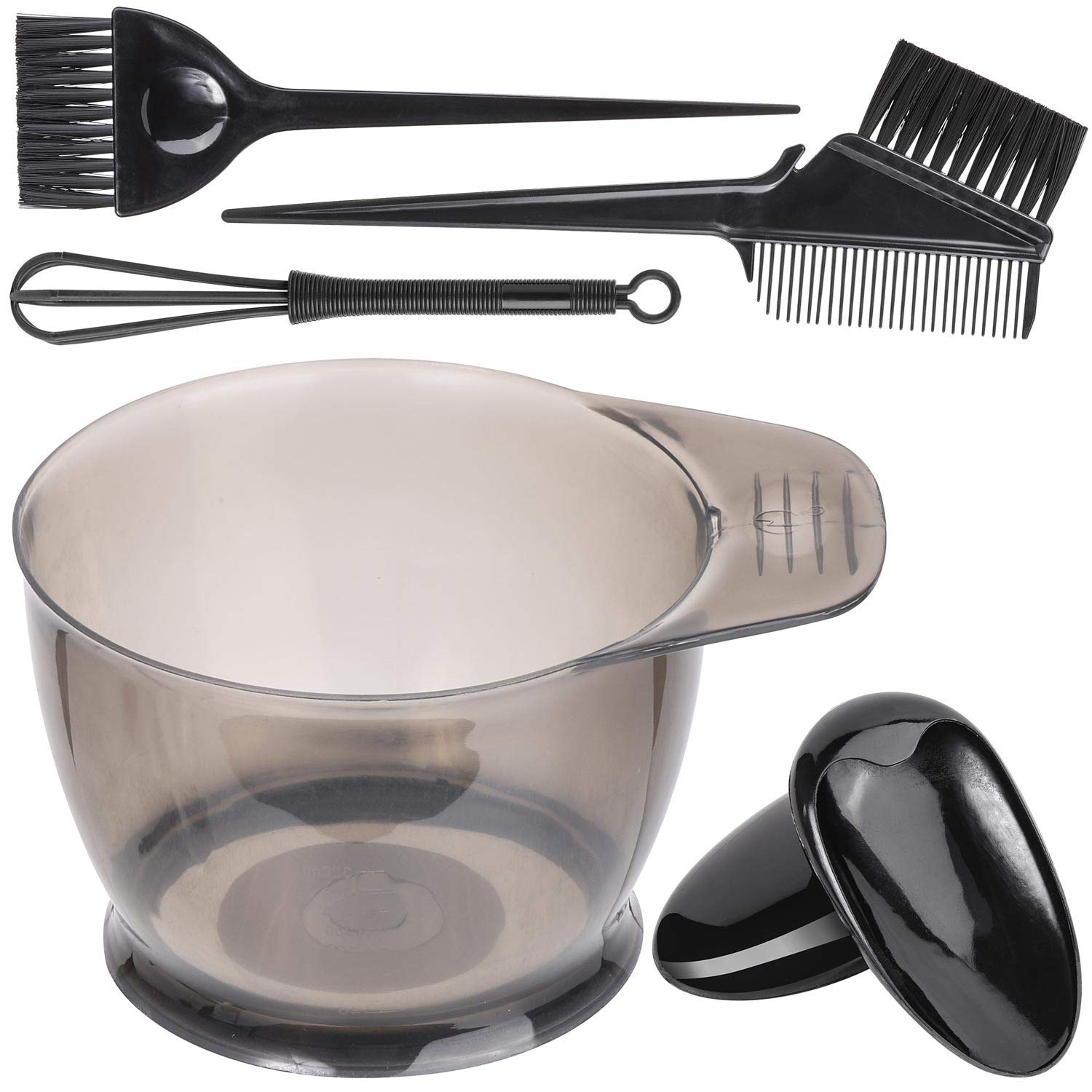 5 Pcs Professional Hair Coloring Dyeing Kit for Salon and Home - Dye Brush  Comb,Tinting Bowl,